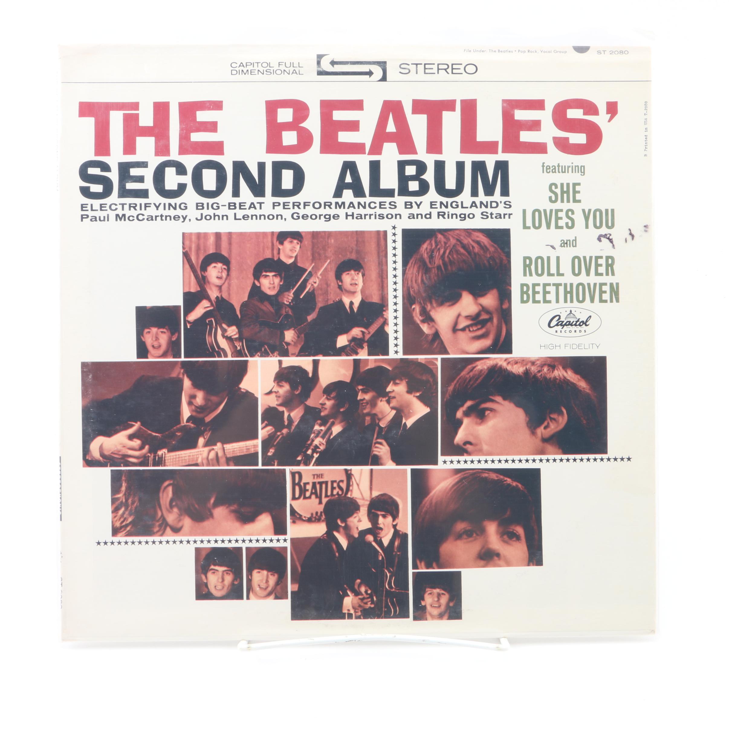 The Beatles 1976 Orange Capitol Label Los Angeles Record Pressings