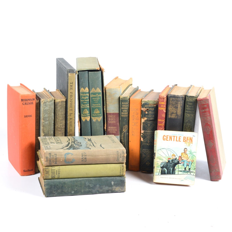 Collection of Antique and Vintage Literature