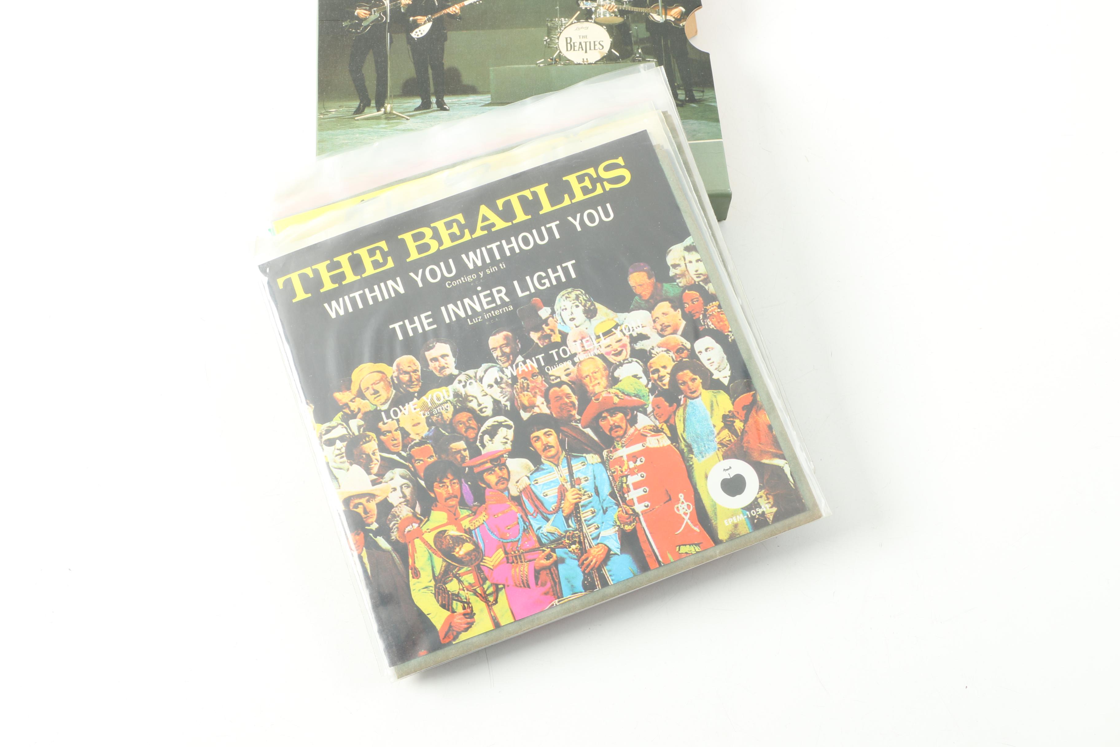 The Beatles "Collection Of 12 EP's Vol 3" Mexican 7" Record Box Set