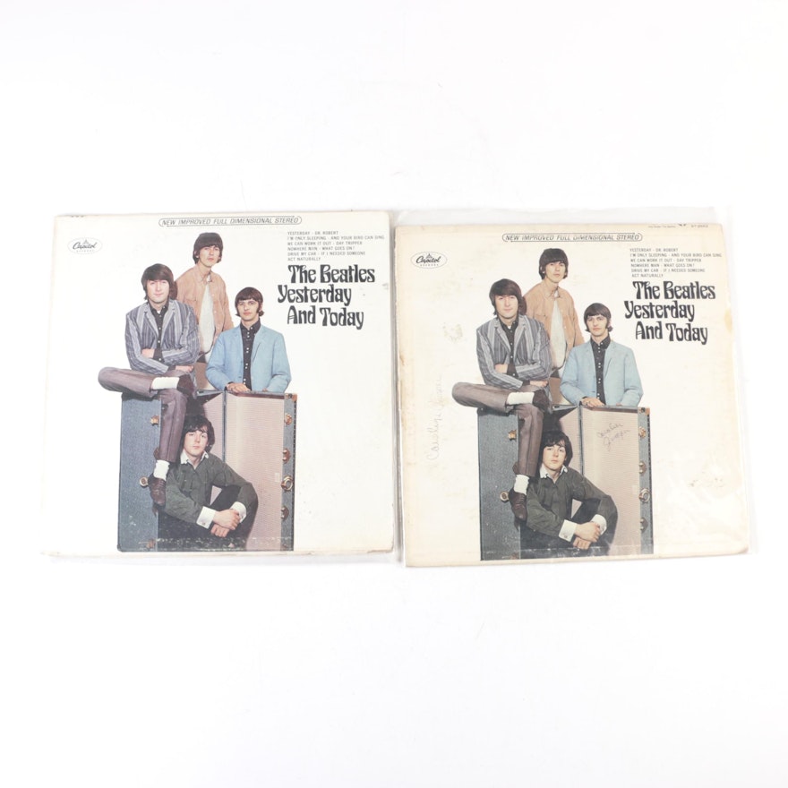 The Beatles "Yesterday And Today" Records Including Potential '2nd State' Cover