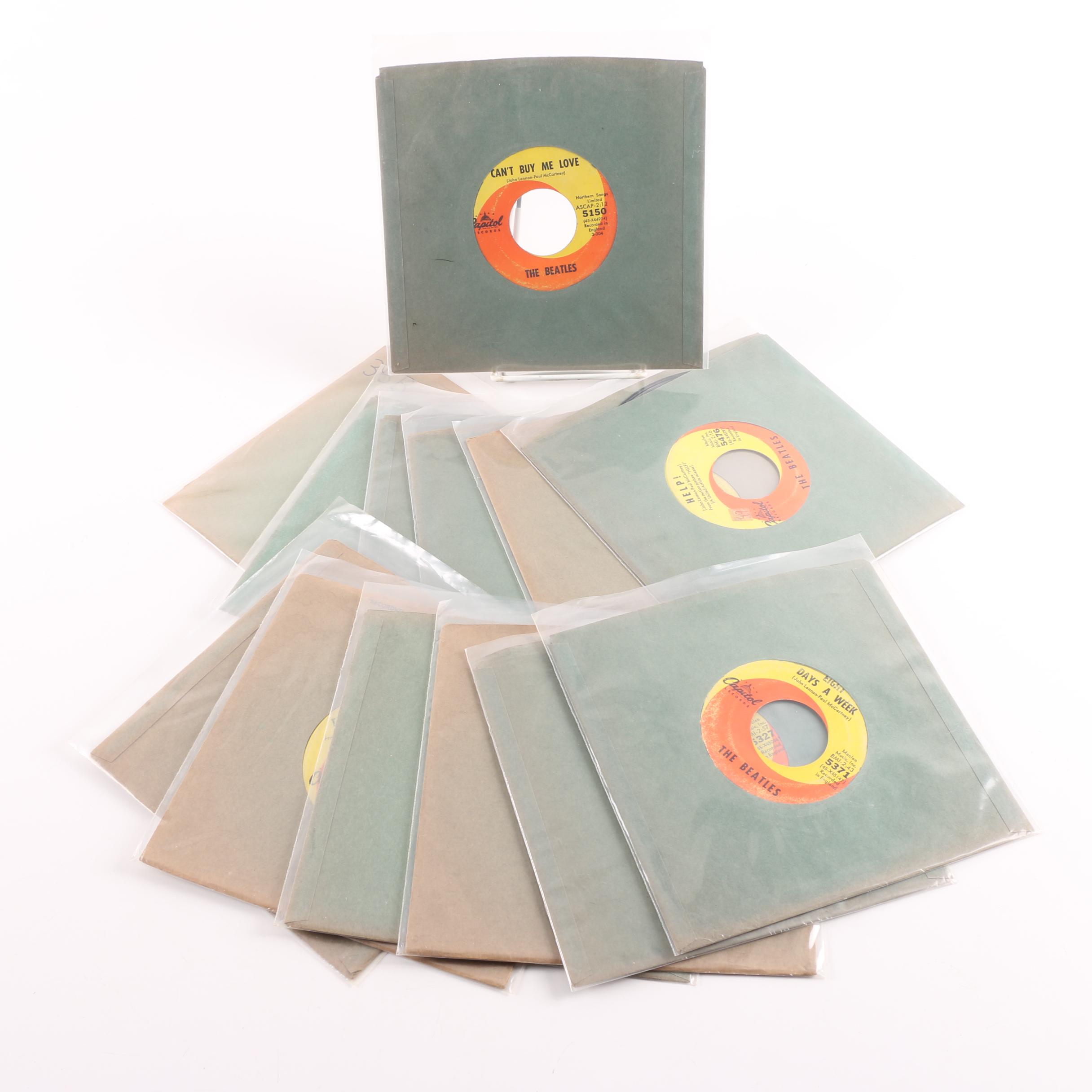 The Beatles Original US 7" Record Pressing Collection