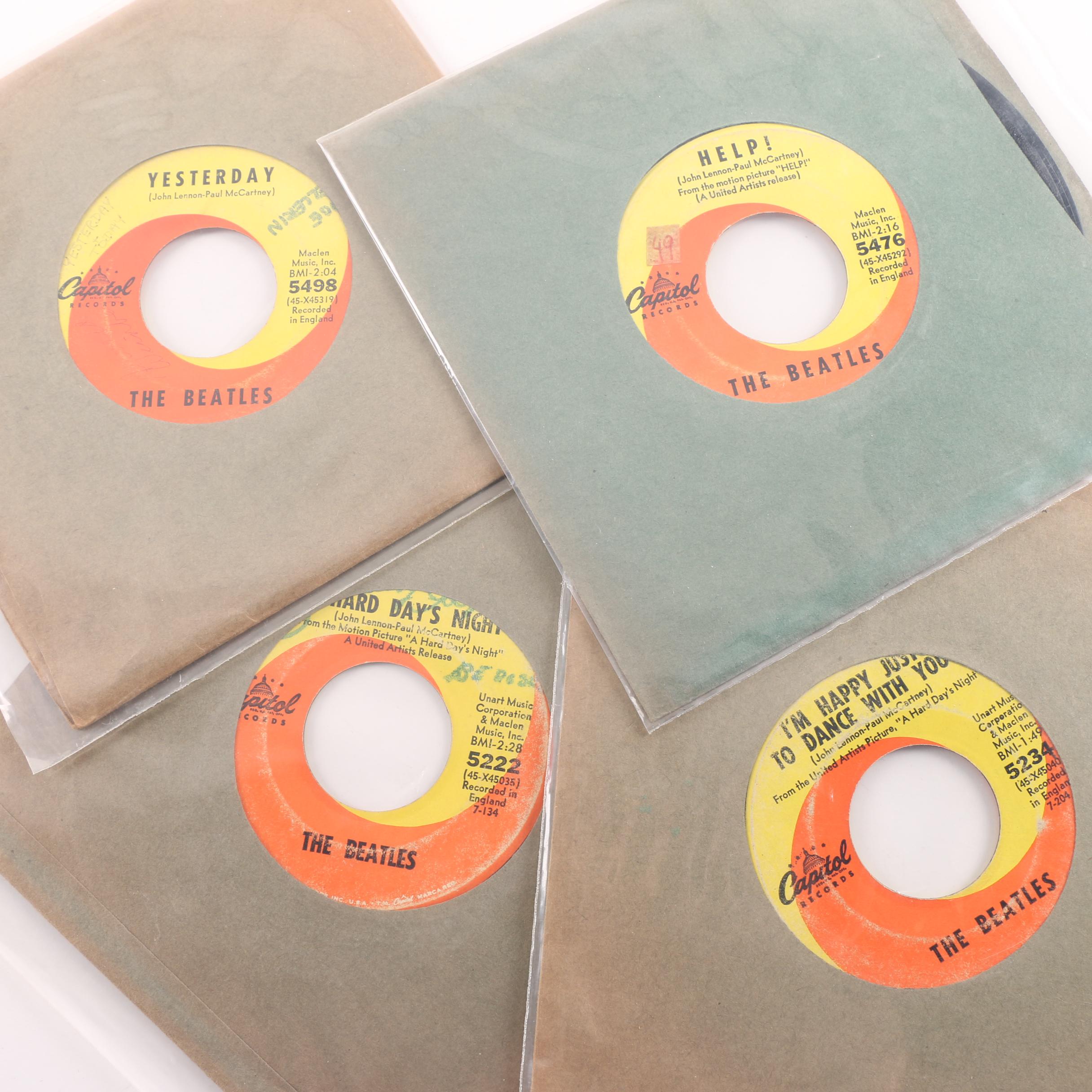 The Beatles Original US 7" Record Pressing Collection
