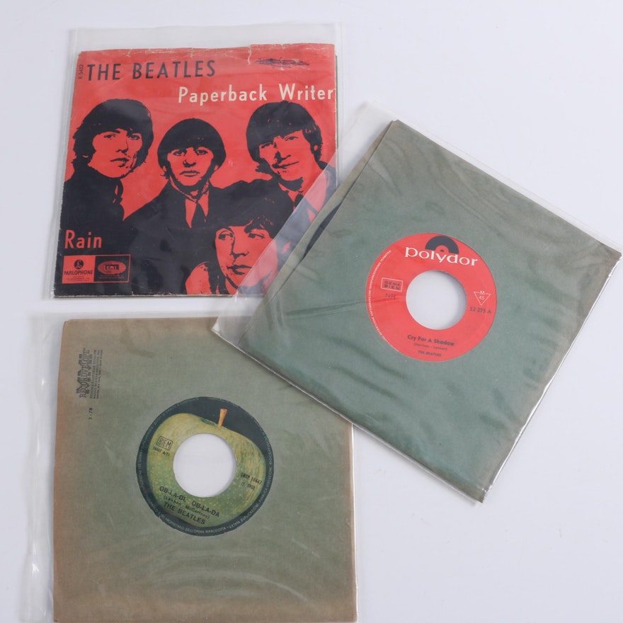 The Beatles European 7" Record Collection