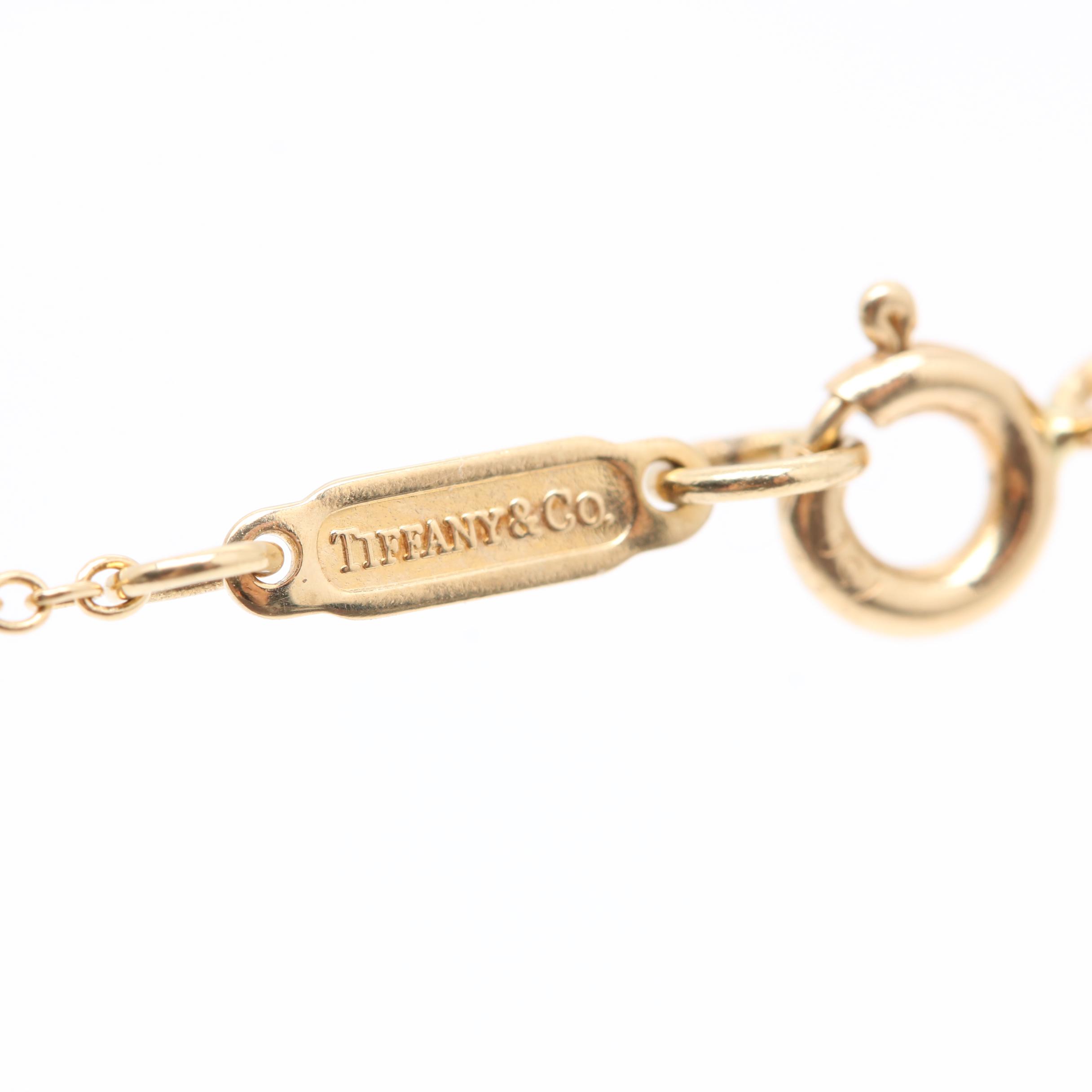 Frank Gehry for Tiffany & Co. 18K Yellow Gold Fish Pendant Necklace