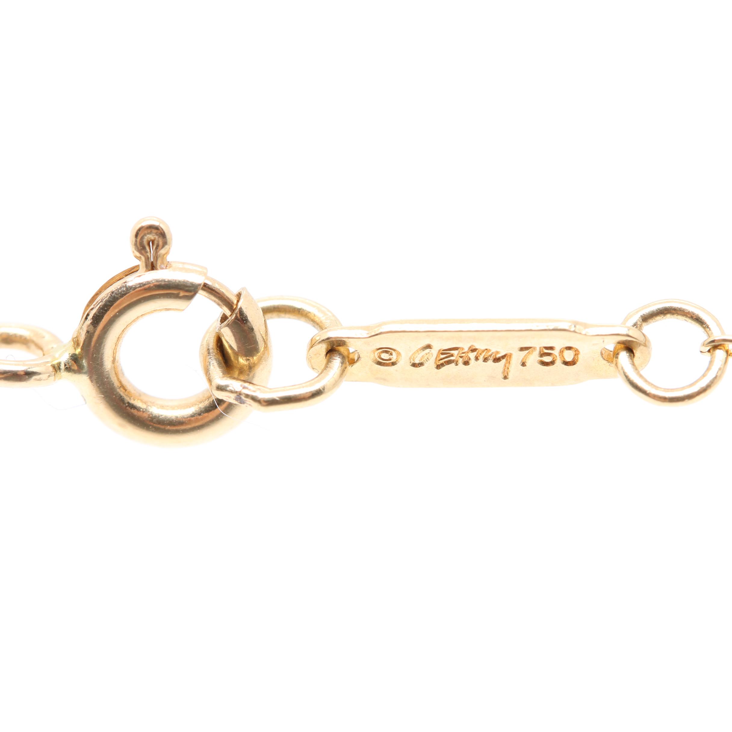 Frank Gehry for Tiffany & Co. 18K Yellow Gold Fish Pendant Necklace