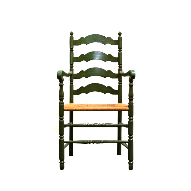 Vintage Ladderback Armchair