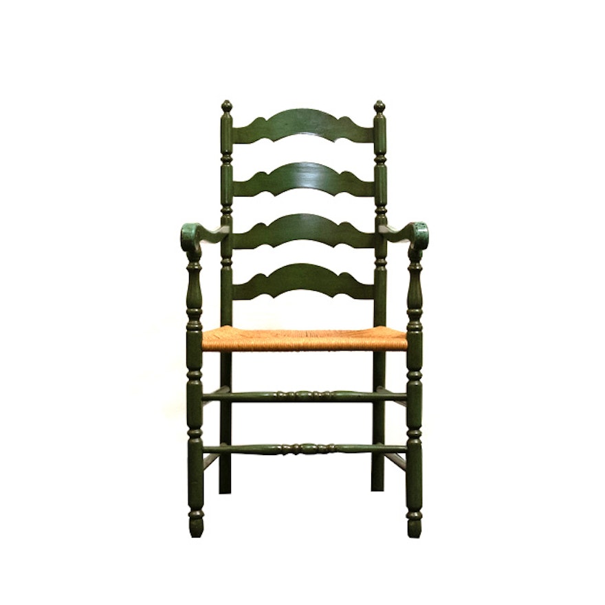 Vintage Ladderback Armchair