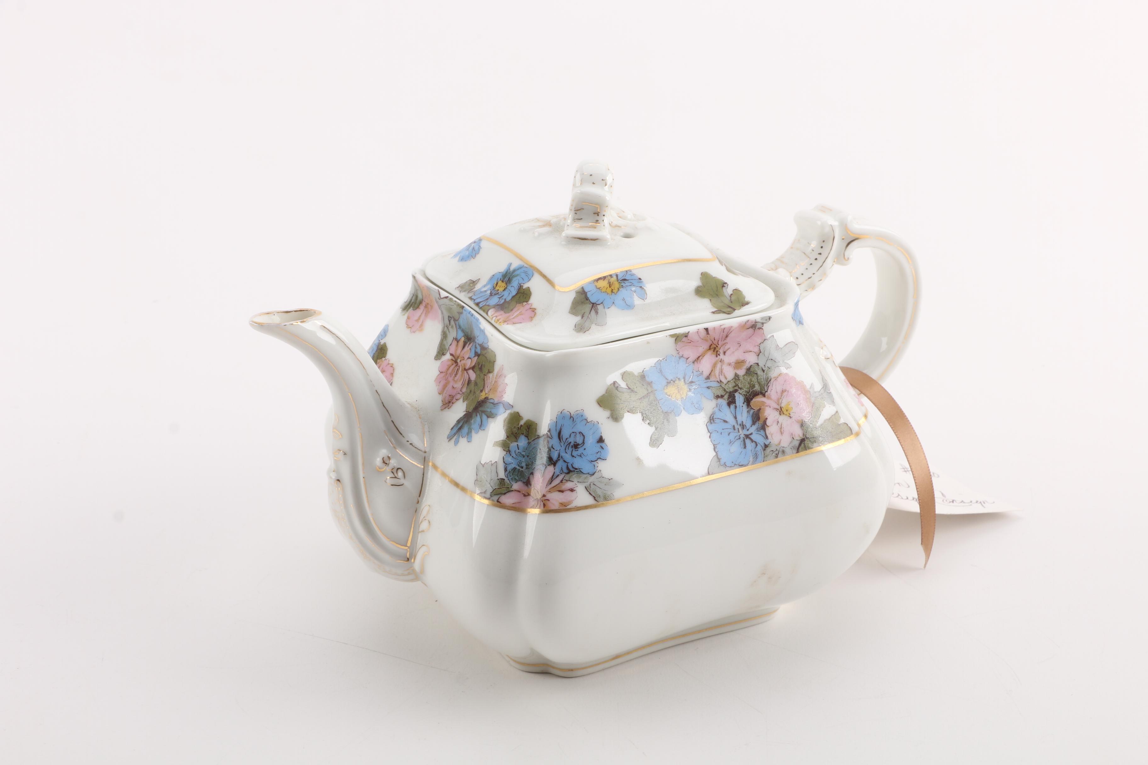 Antique  Haviland Limoges Porcelain Tea Service