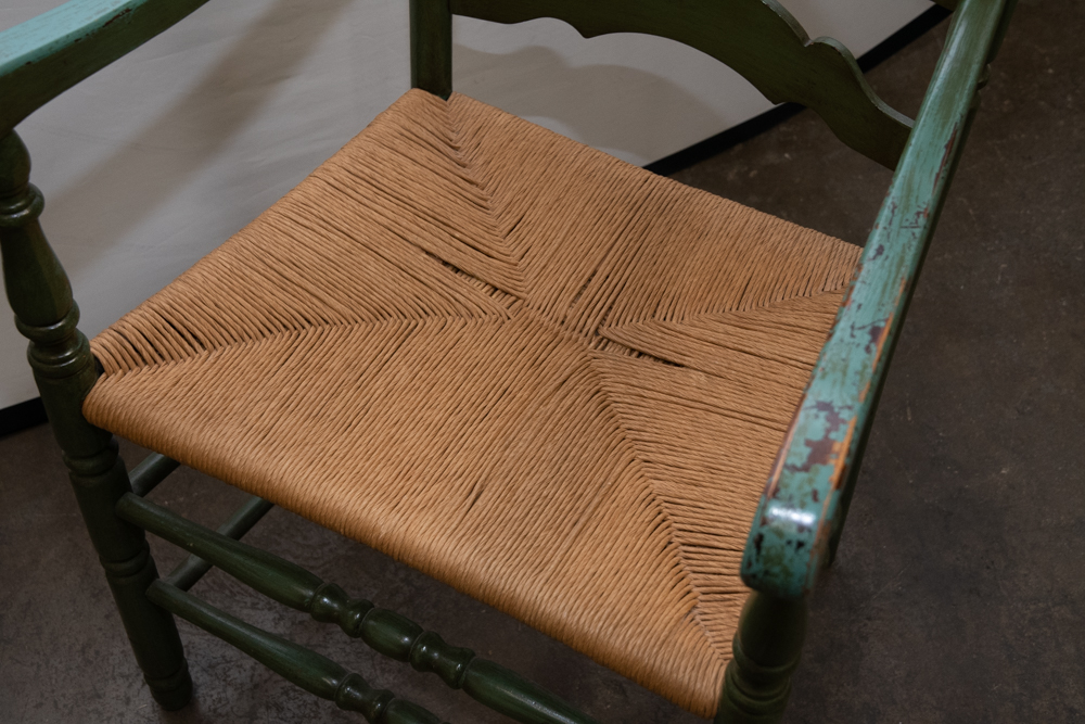 Vintage Ladderback Armchair