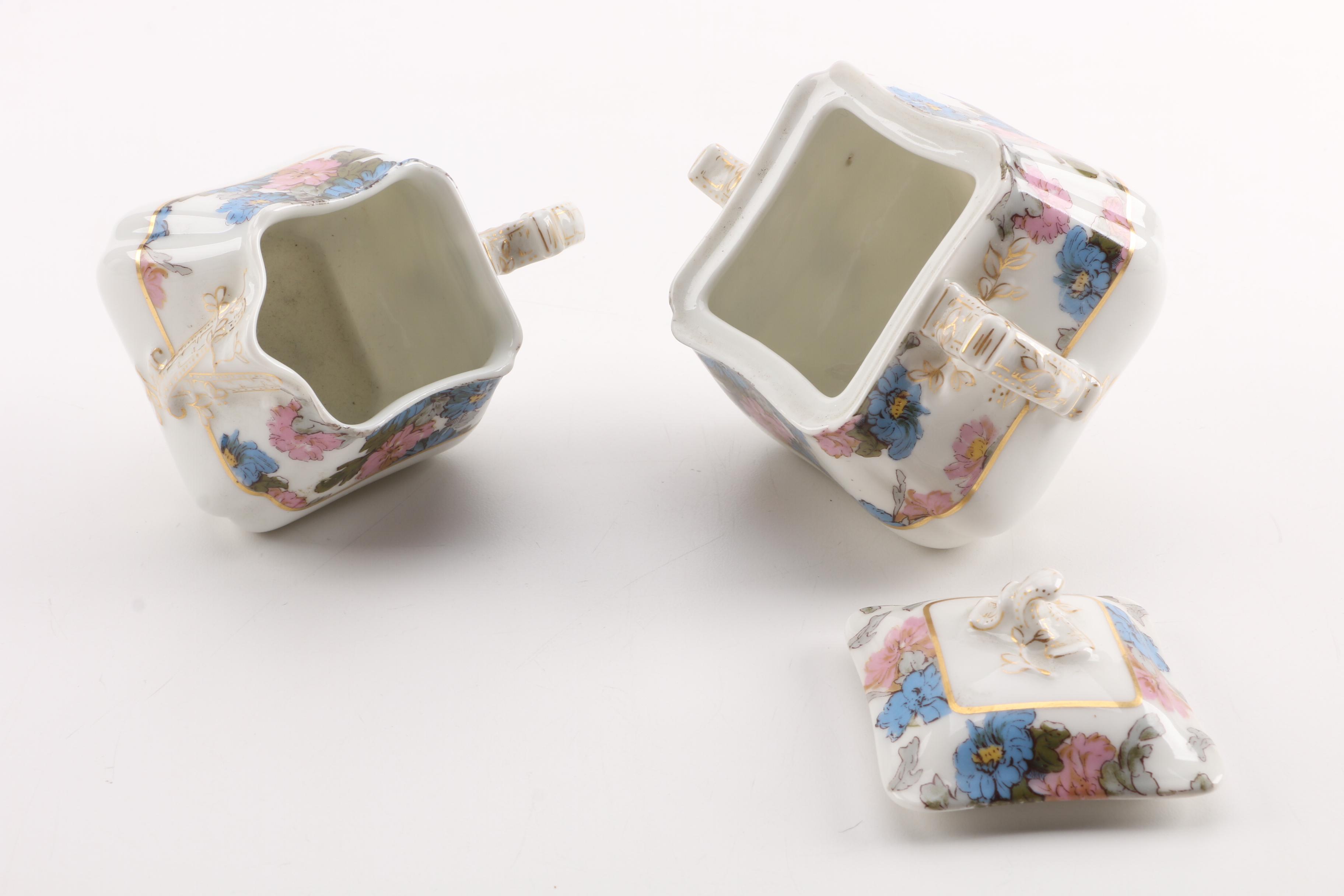 Antique  Haviland Limoges Porcelain Tea Service