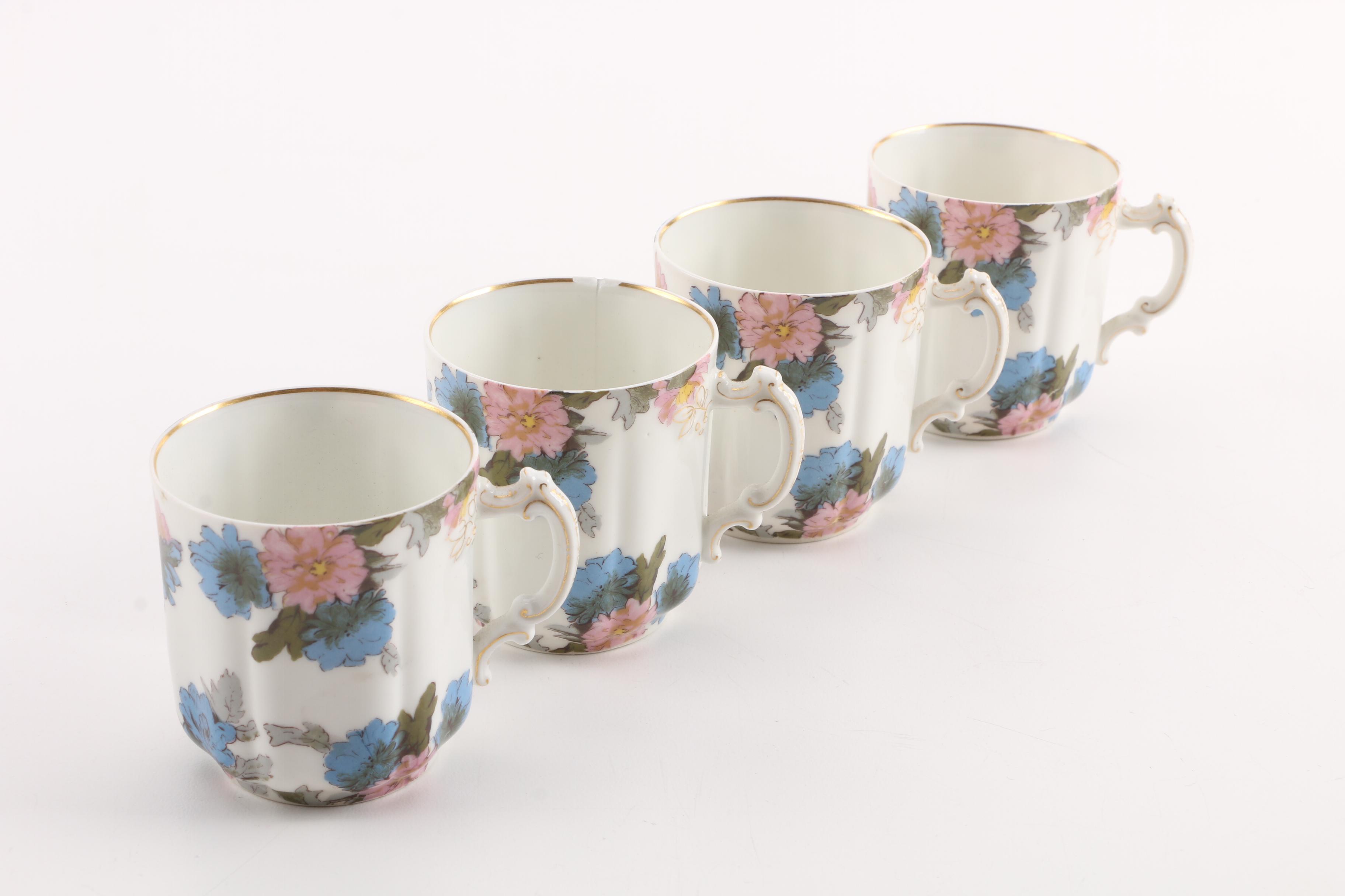 Antique  Haviland Limoges Porcelain Tea Service