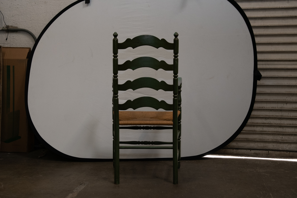 Vintage Ladderback Armchair