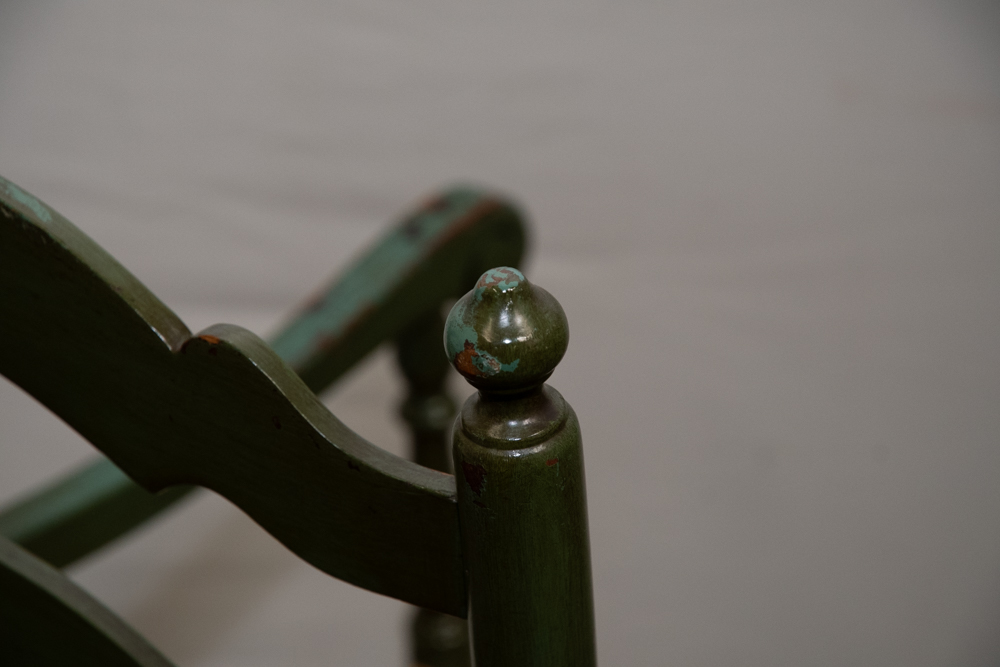 Vintage Ladderback Armchair