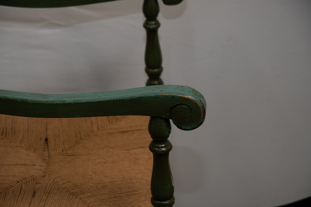 Vintage Ladderback Armchair