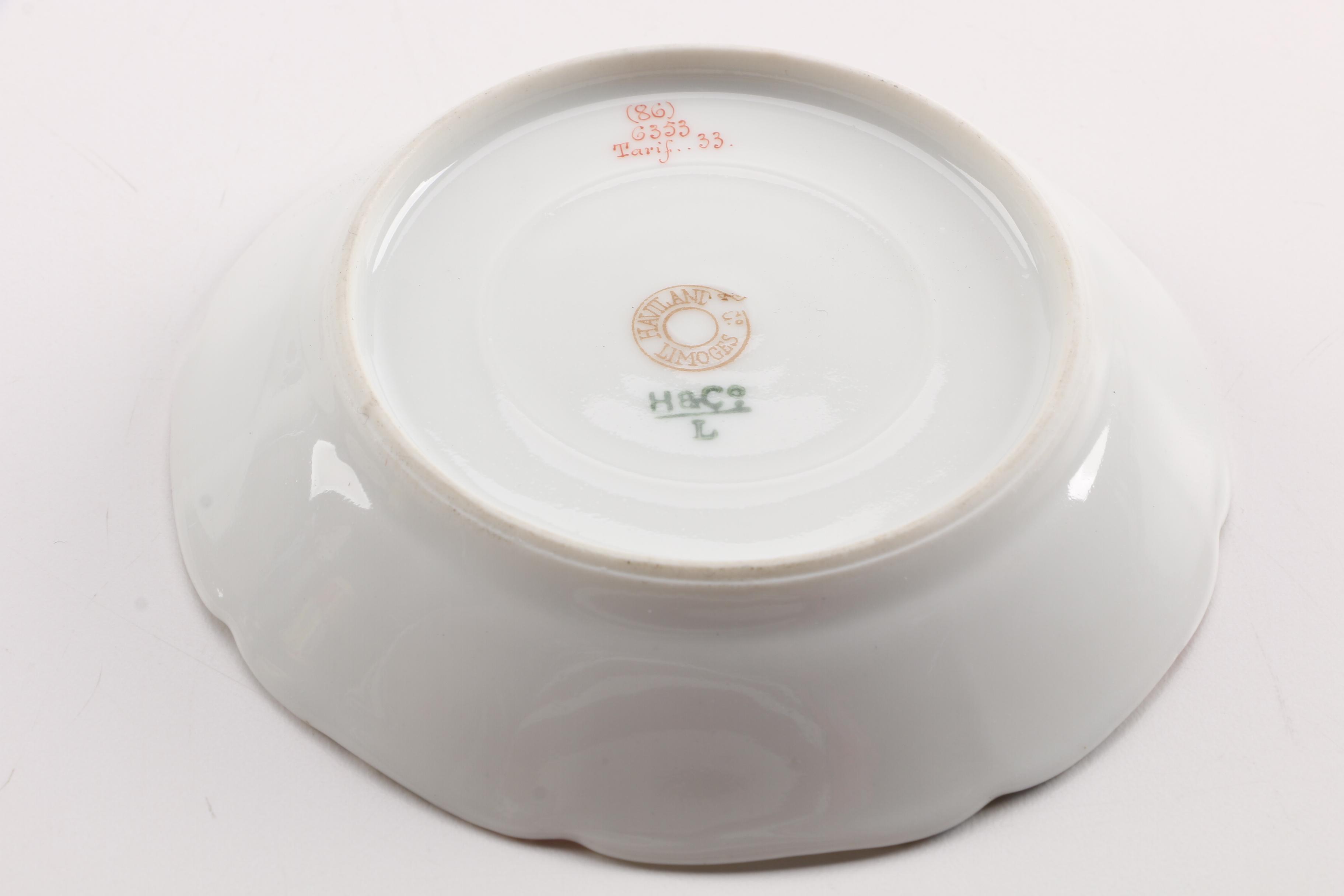 Antique  Haviland Limoges Porcelain Tea Service