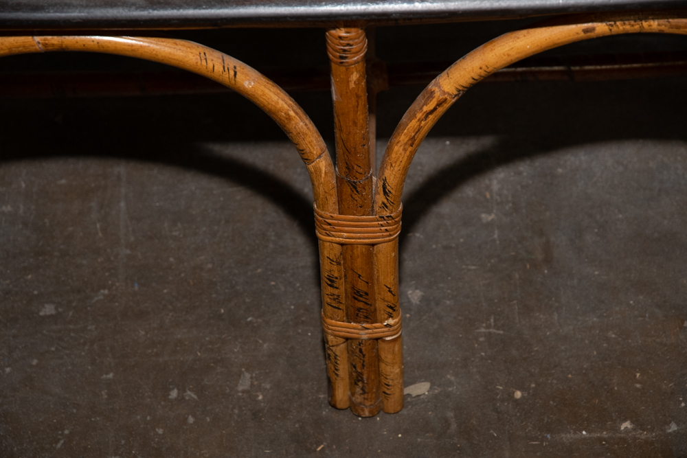 Vintage Bamboo Coffee Table