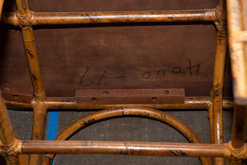 Vintage Bamboo Coffee Table