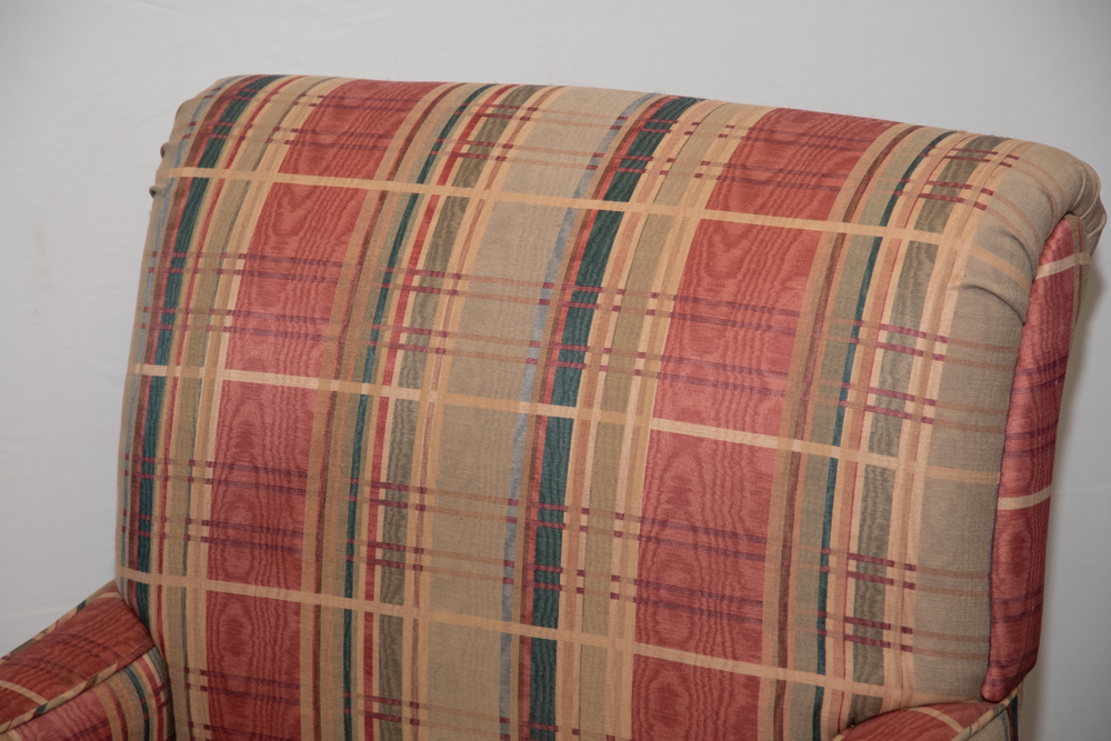 Upholstered Armchair with Matching Bench