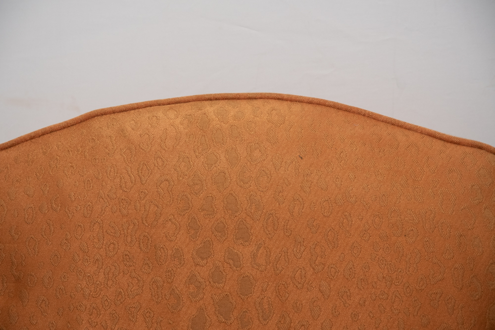 Century Furniture Orange Upholstered Accent Armchair