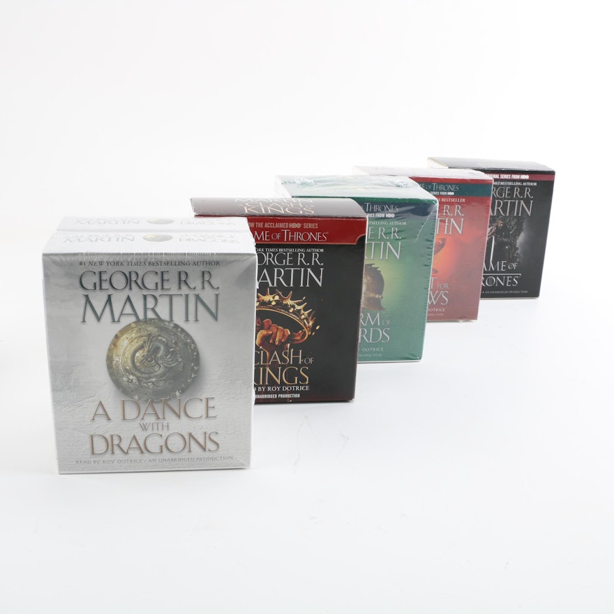 George R.R. Martin "Song of Ice and Fire" Series ("Game of Thrones") Books on CD