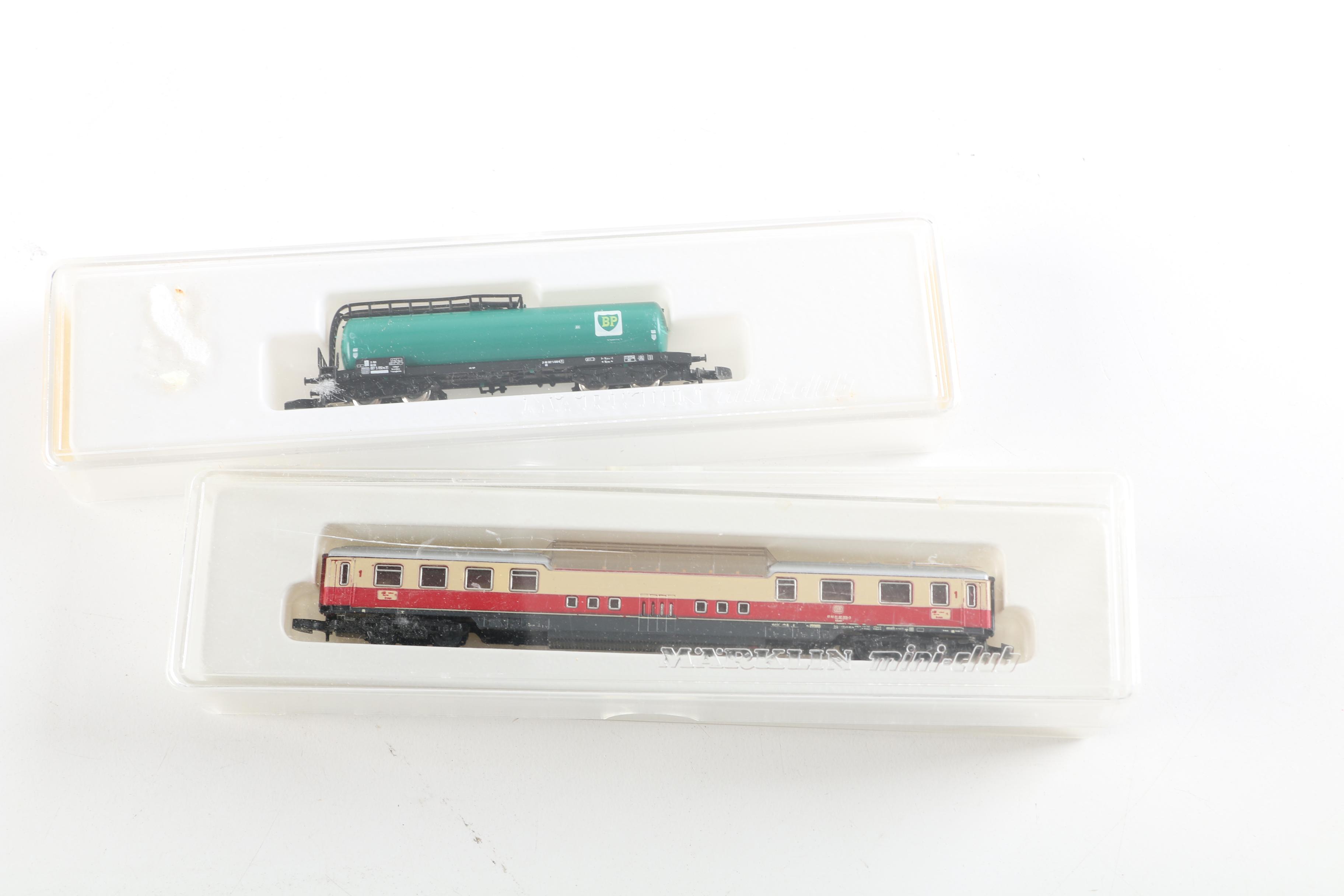 Märklin Mini-Club Miniature Train Cars and Engines