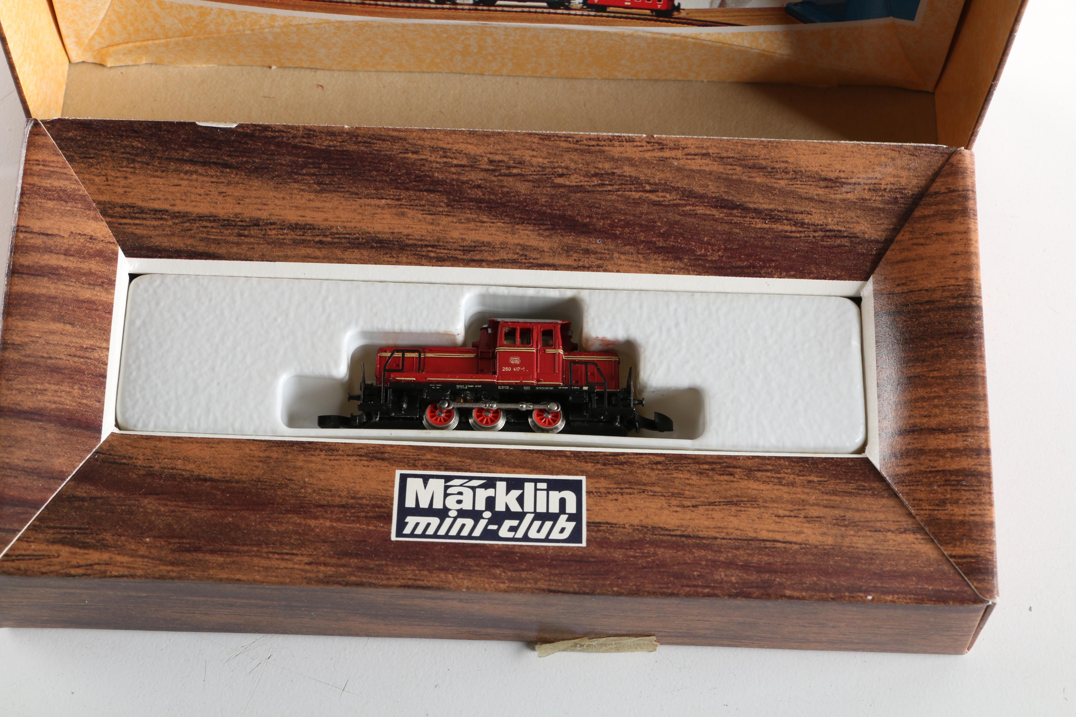 Märklin Mini-Club Miniature Train Cars and Engines
