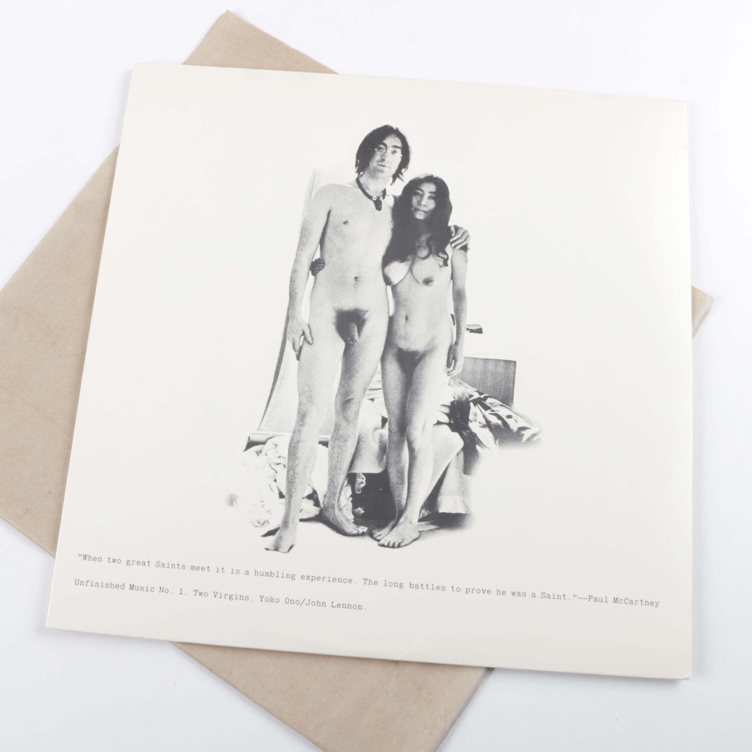 John Lennon and Yoko Ono "Two Virgins" and "Life With The Lions" Records