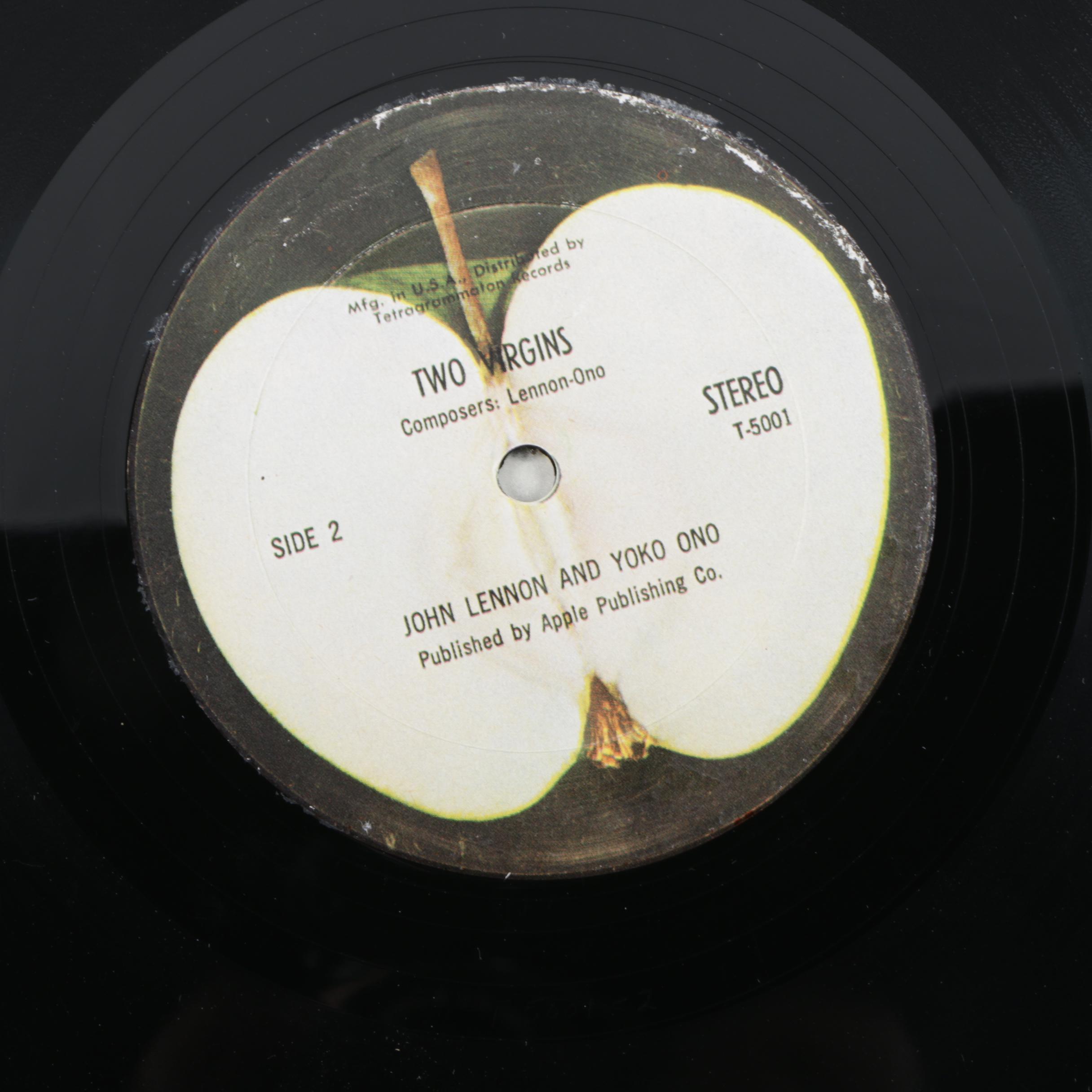 John Lennon and Yoko Ono "Two Virgins" and "Life With The Lions" Records