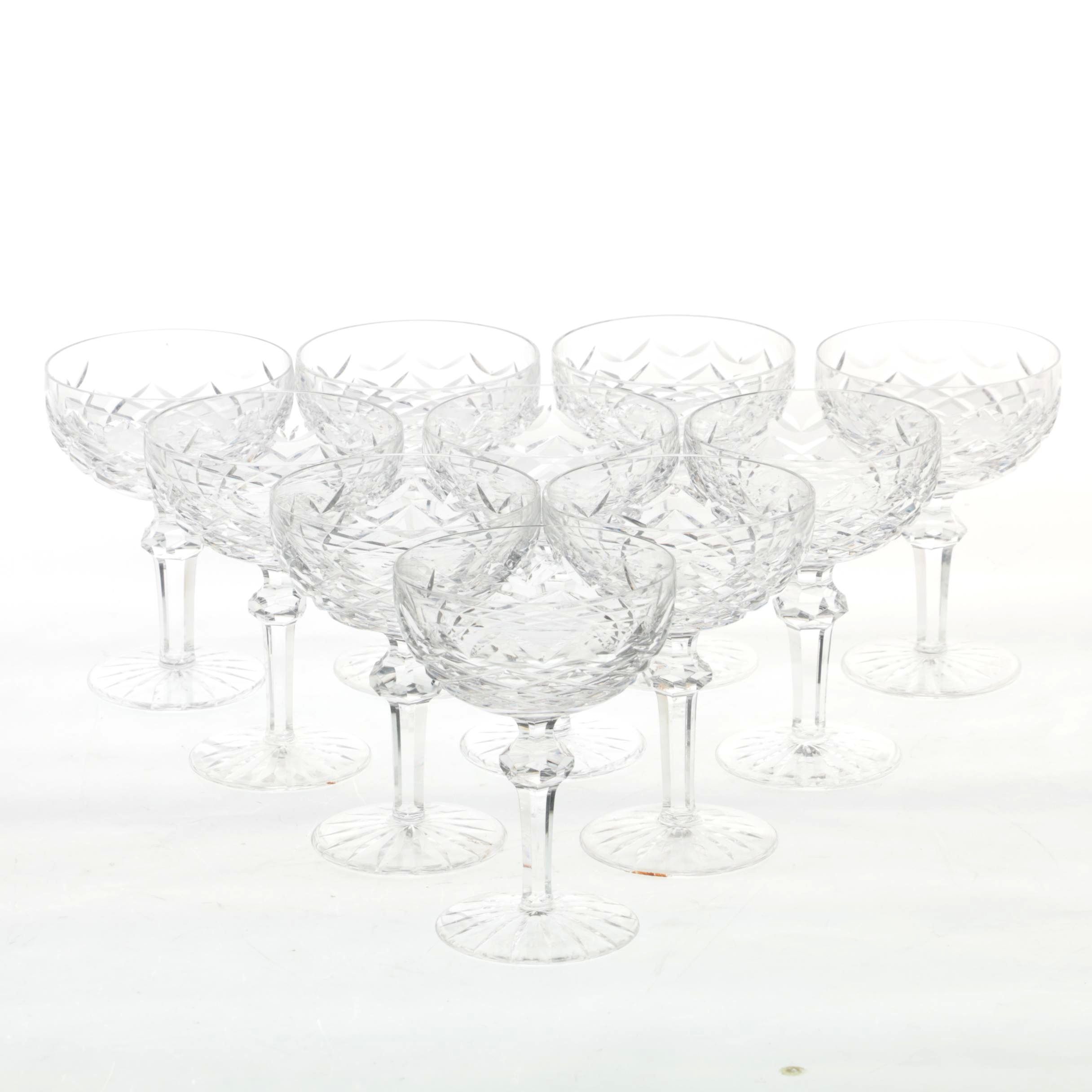 Waterford Crystal "Powerscourt" Champagne Coupes
