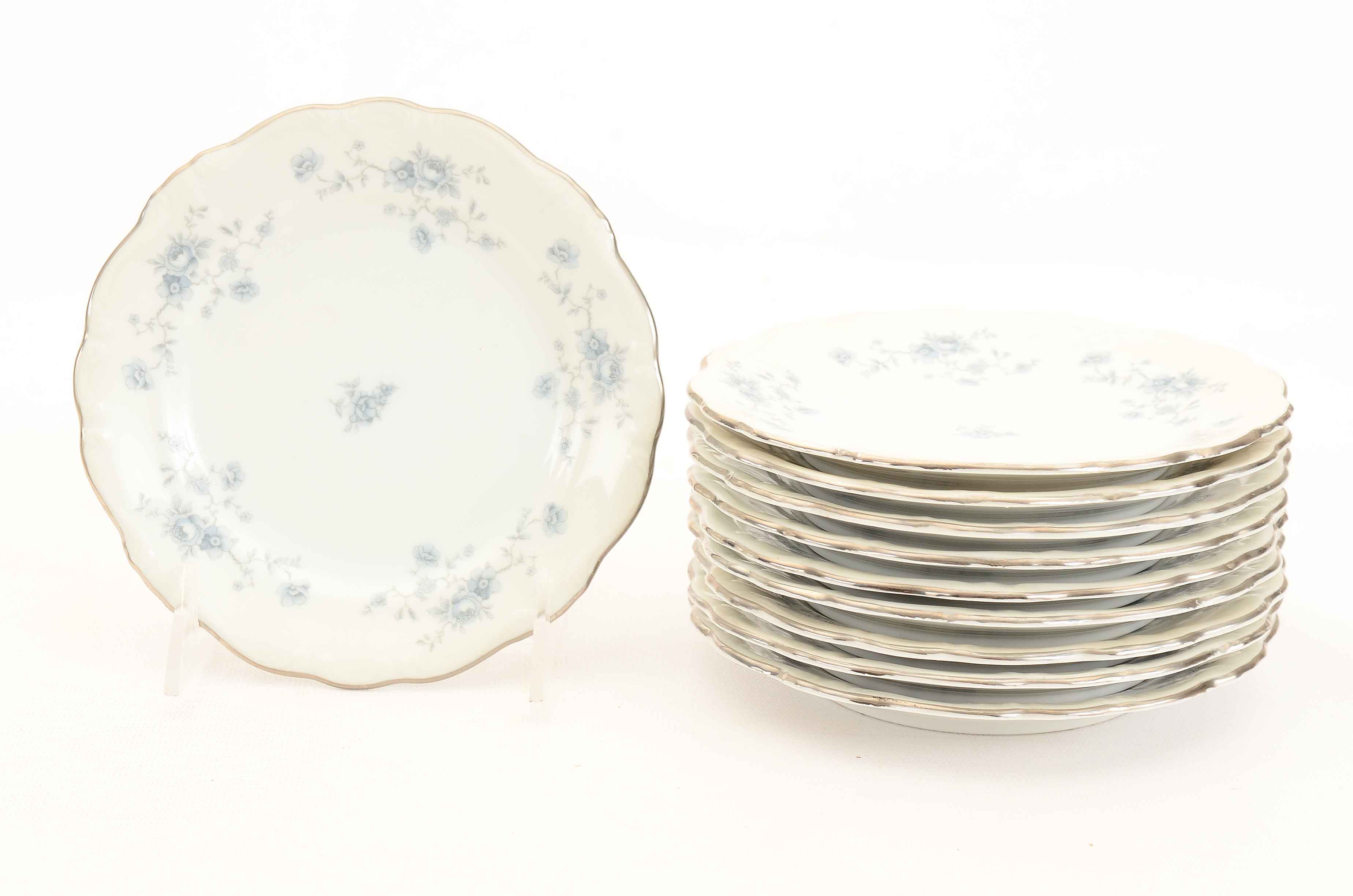 Vintage Johann Haviland "Blue Garland" Bavarian Porcelain China Set