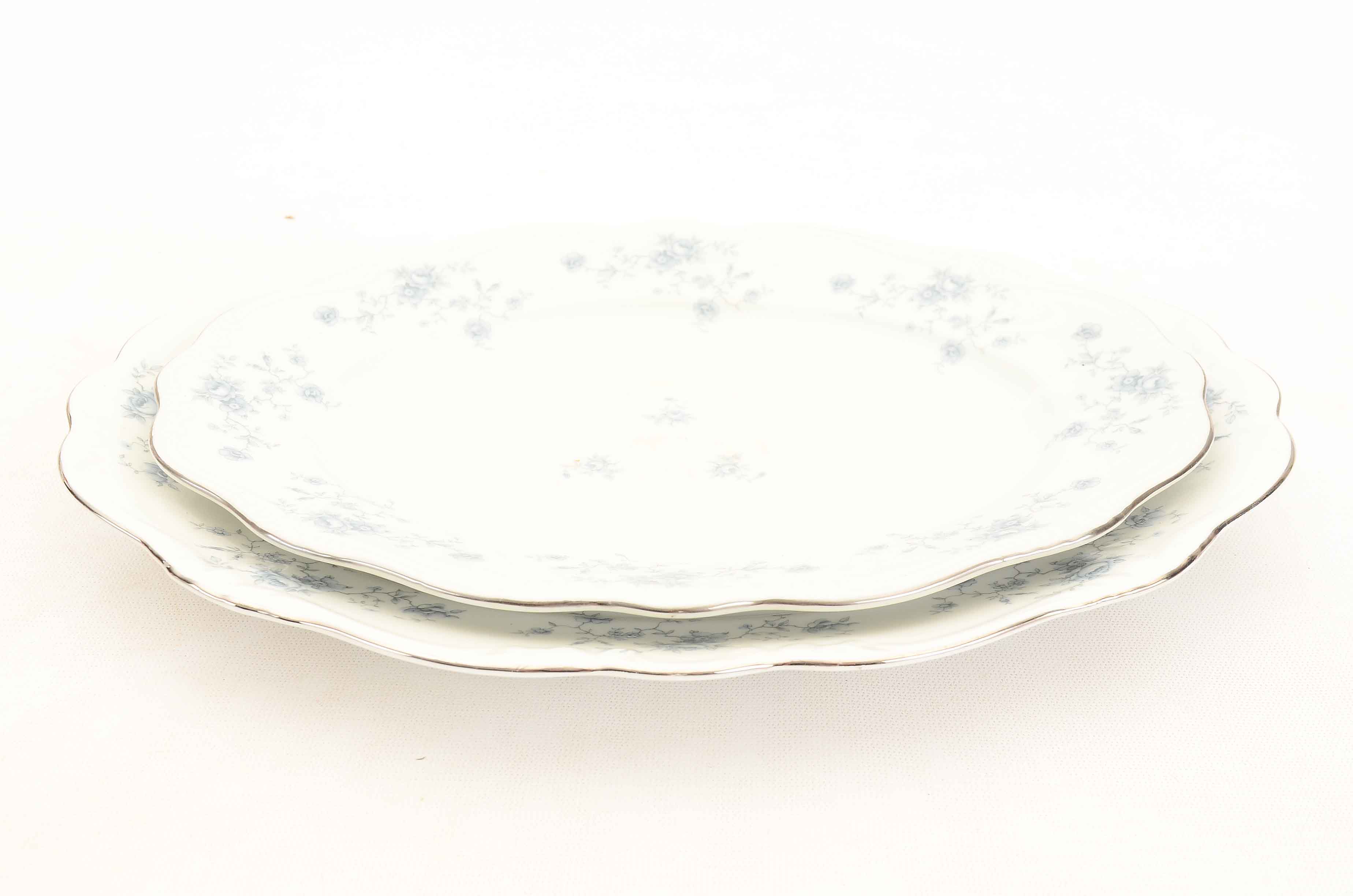 Vintage Johann Haviland "Blue Garland" Bavarian Porcelain China Set