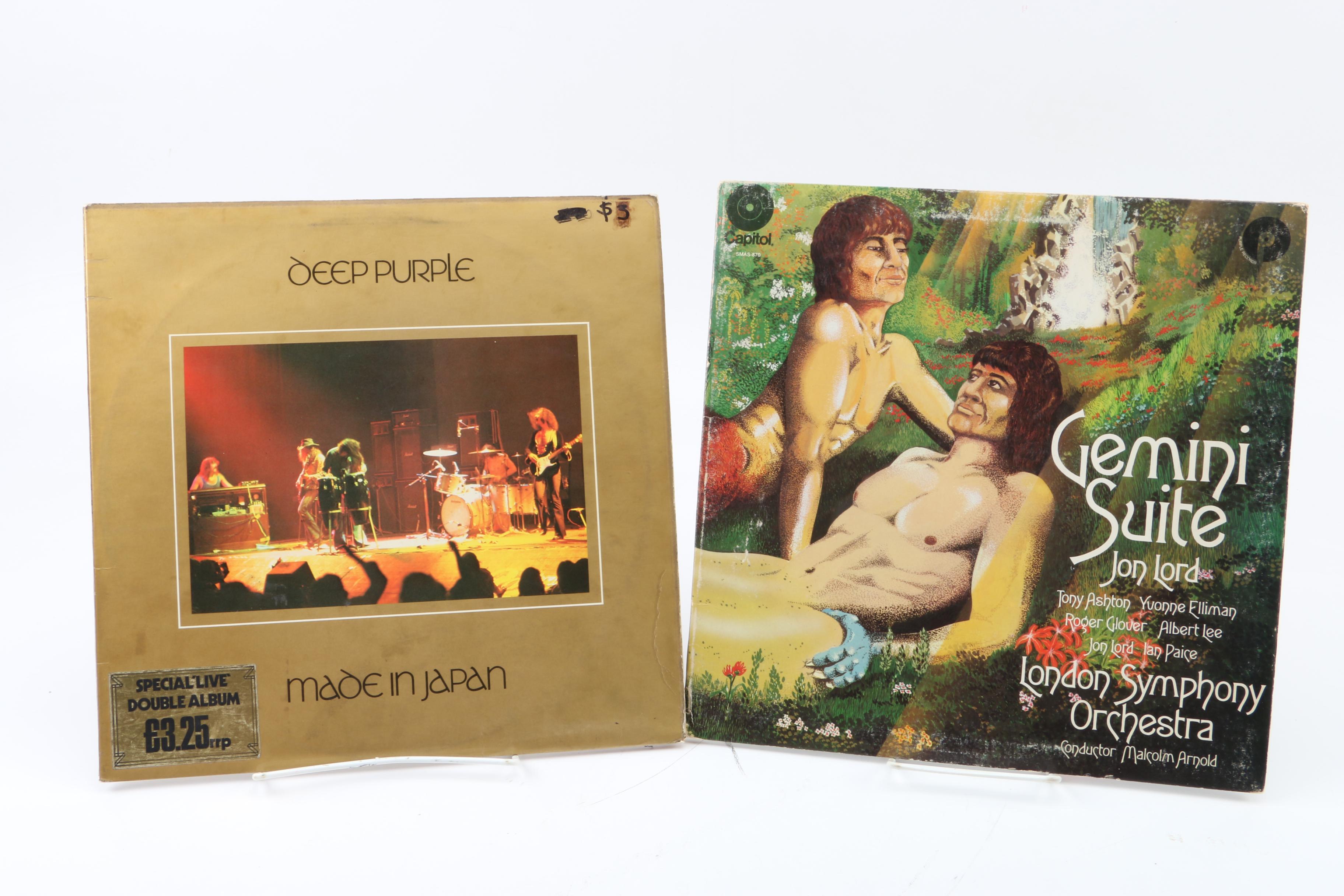 Deep Purple Records Including European Pressings and "Live at Montreaux" DVD