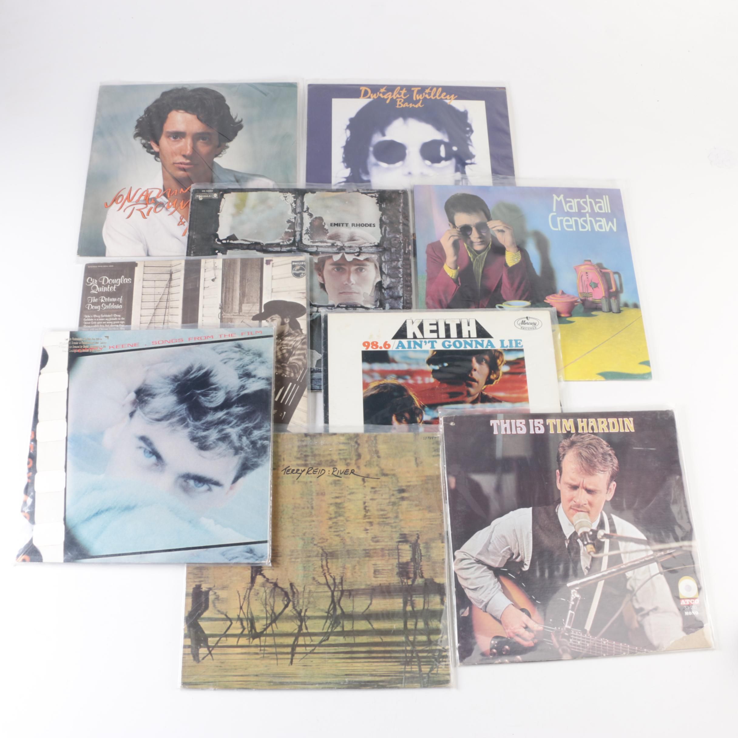 Folk Rock and Power Pop Records Including Terry Reid, Tim Hardin, Dwight Twilley