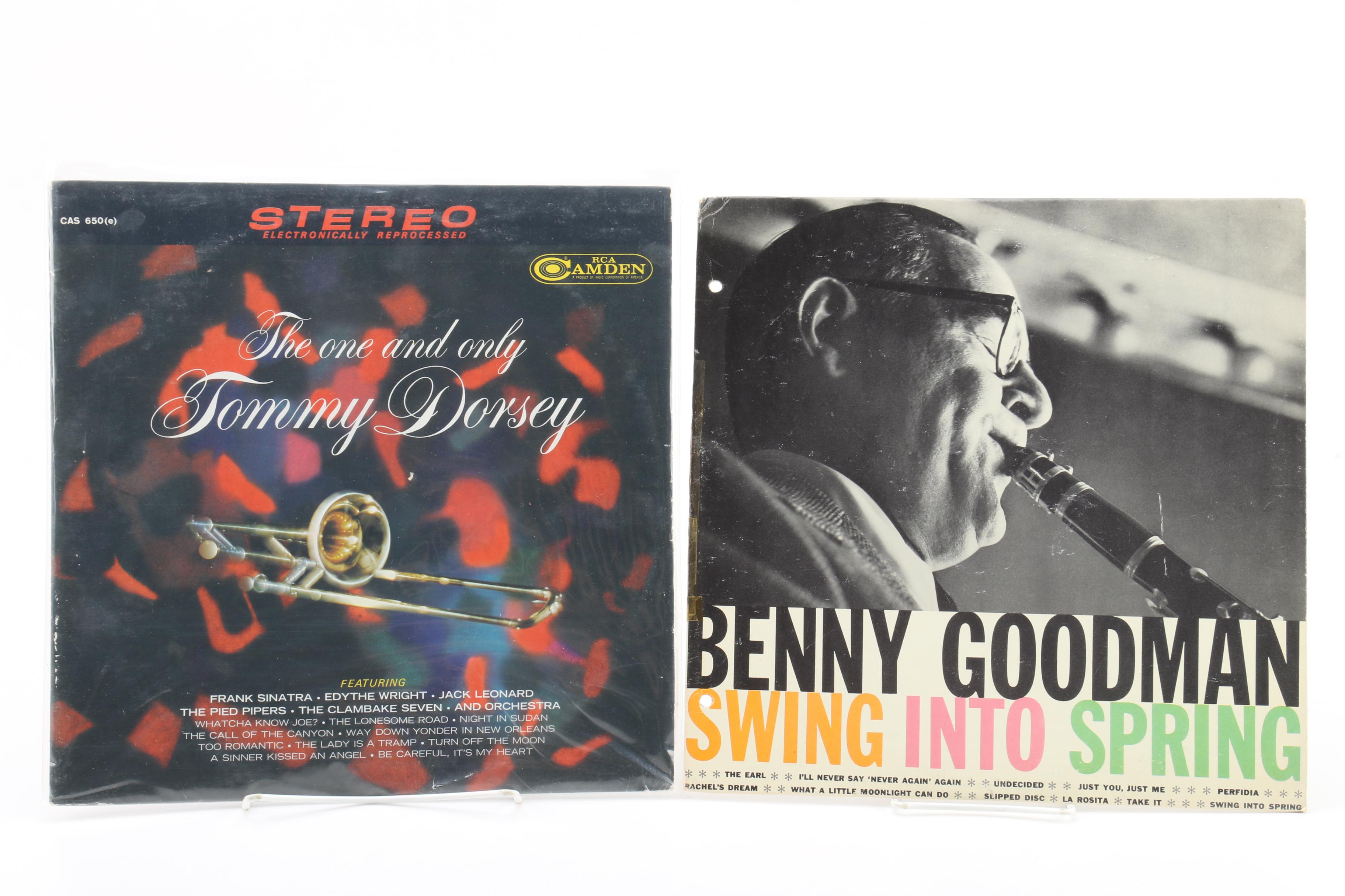 Big Band and Swing LP Records Including Glenn Miller and Frank Sinatra