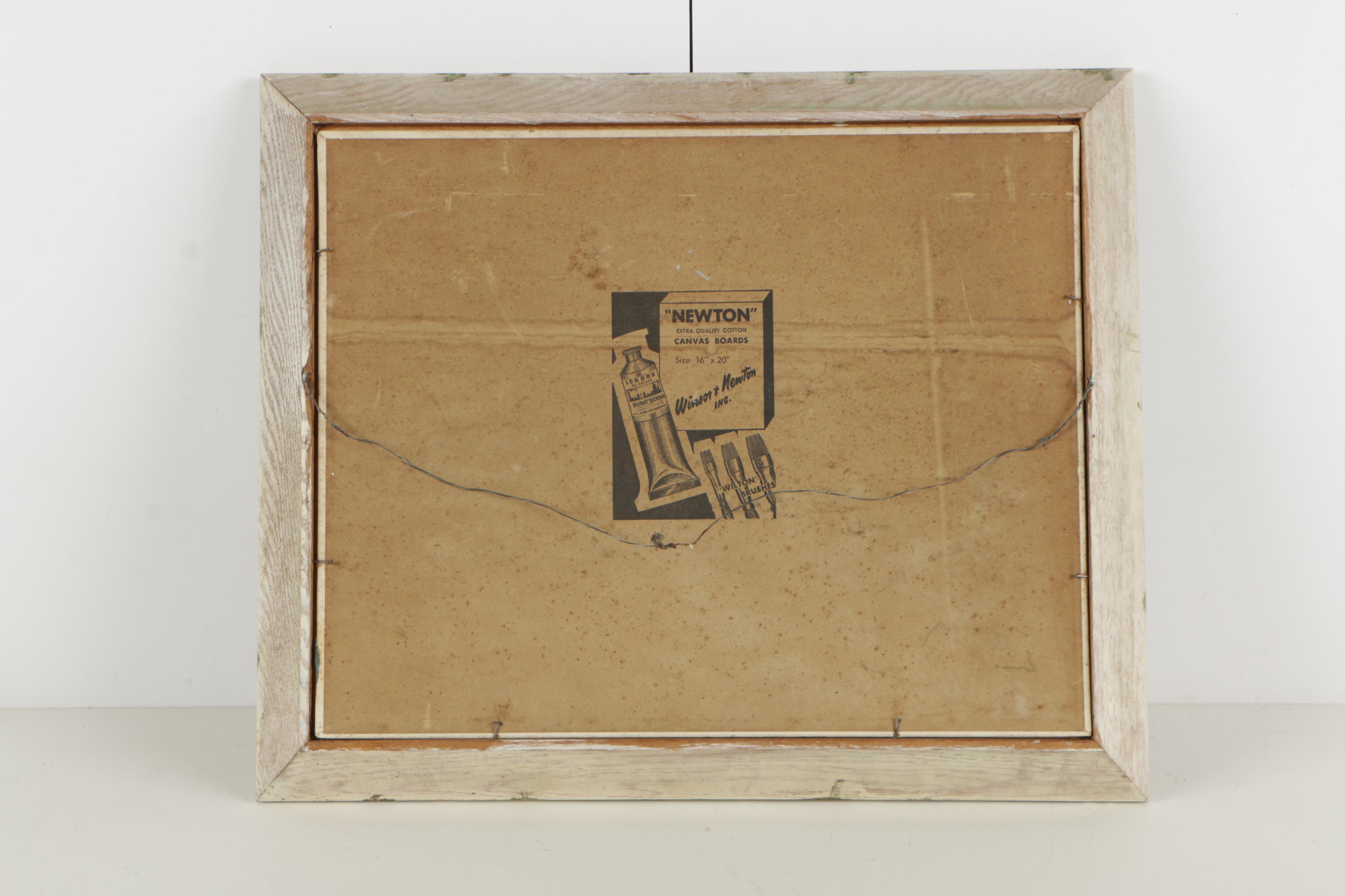 W.J. Hinton Oil Painting