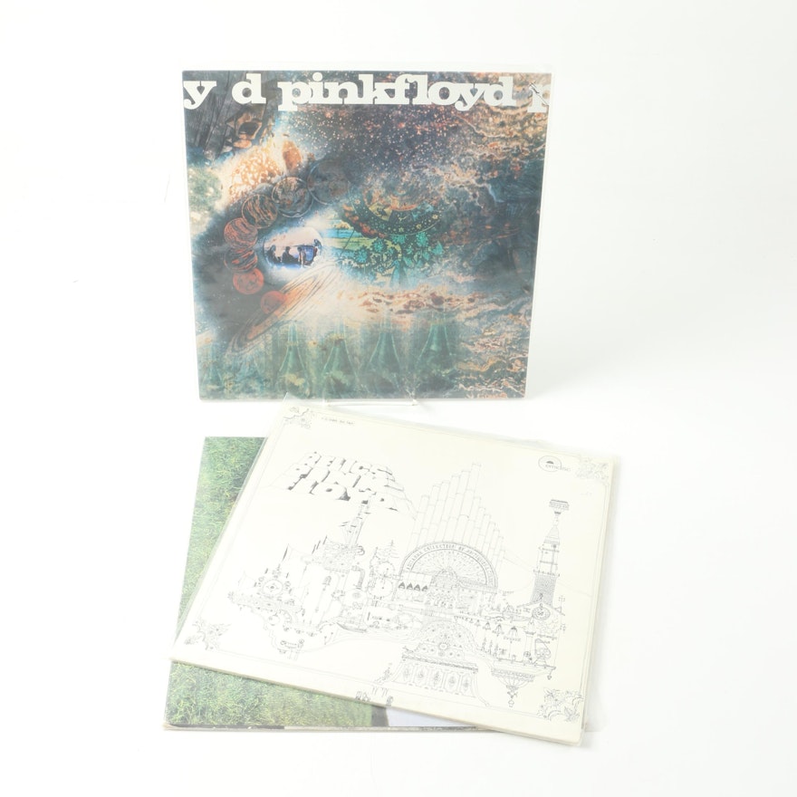 Pink Floyd UK and German Records Including "Atom Heart Mother", "Relics"