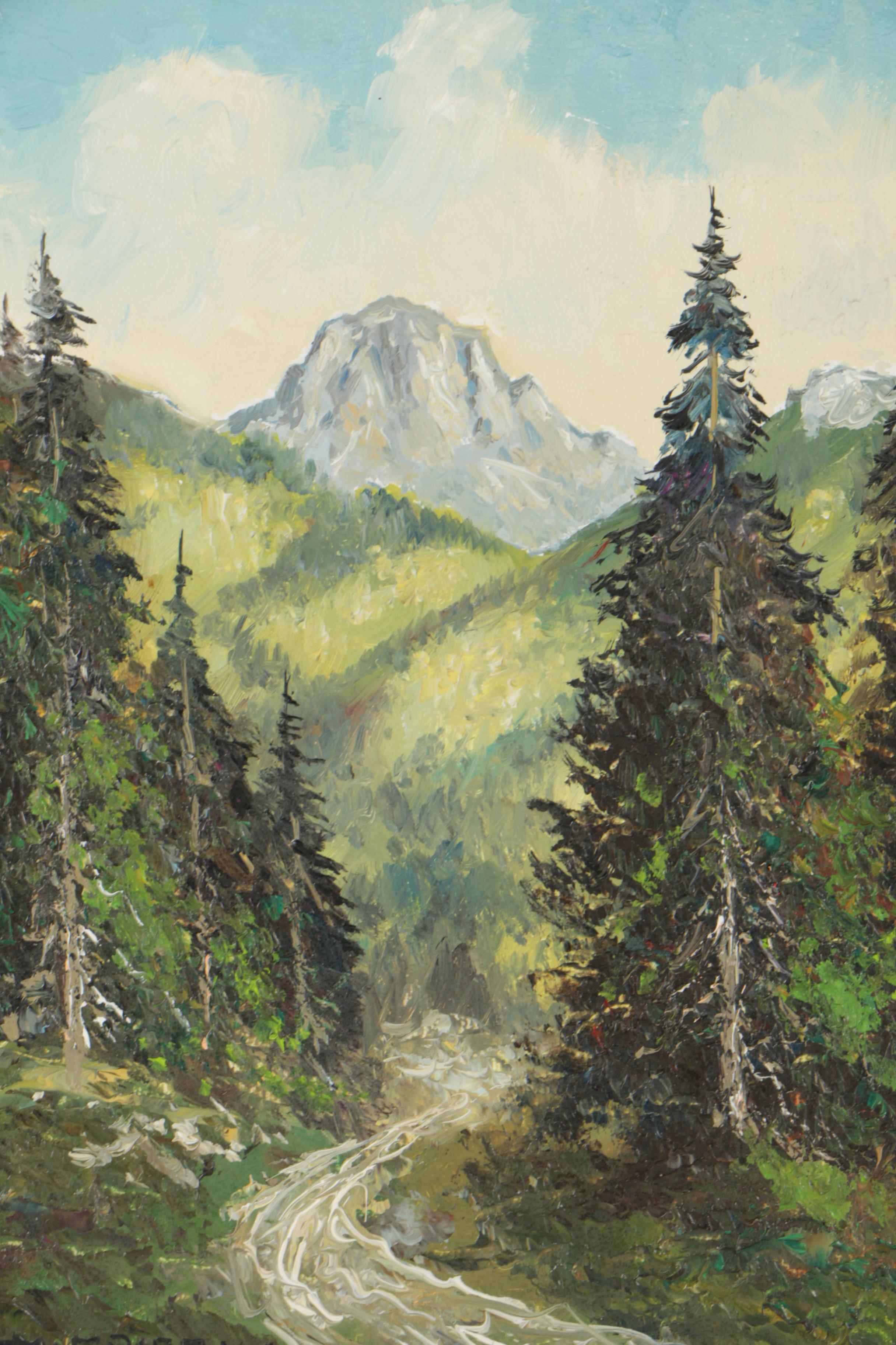 H.M. Friedman Oil Landscape Painting