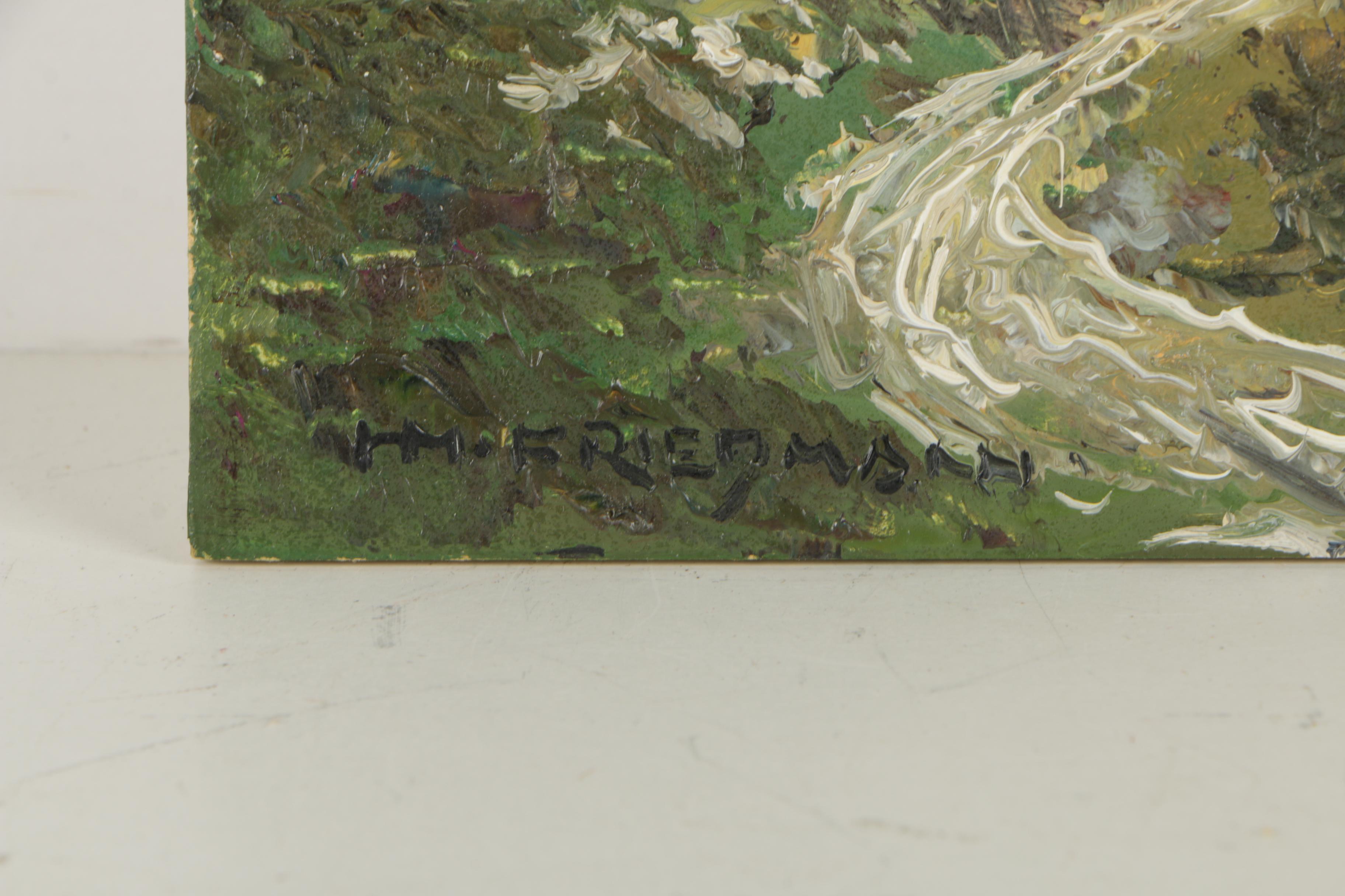 H.M. Friedman Oil Landscape Painting