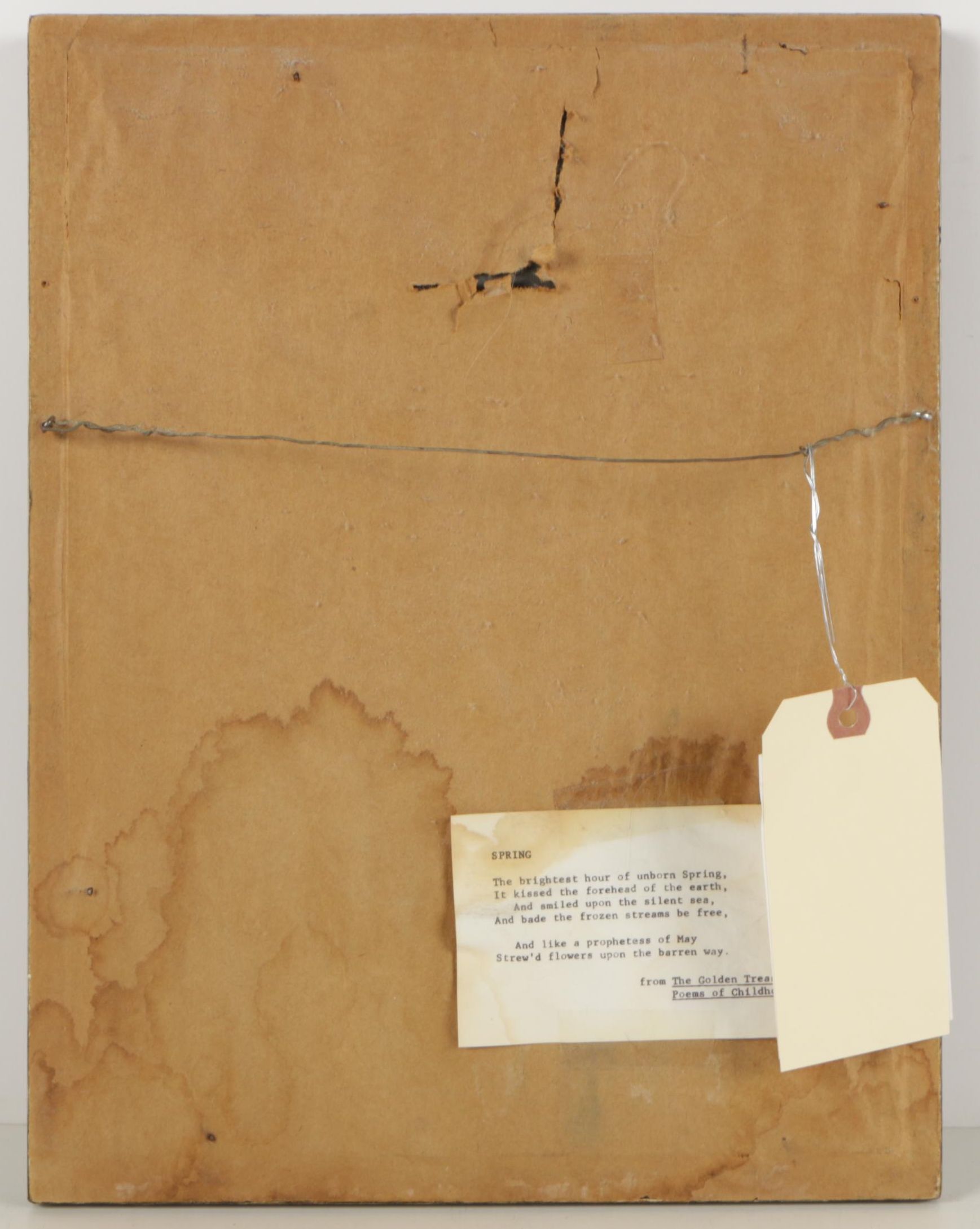 Photogravure With Poem "Spring"