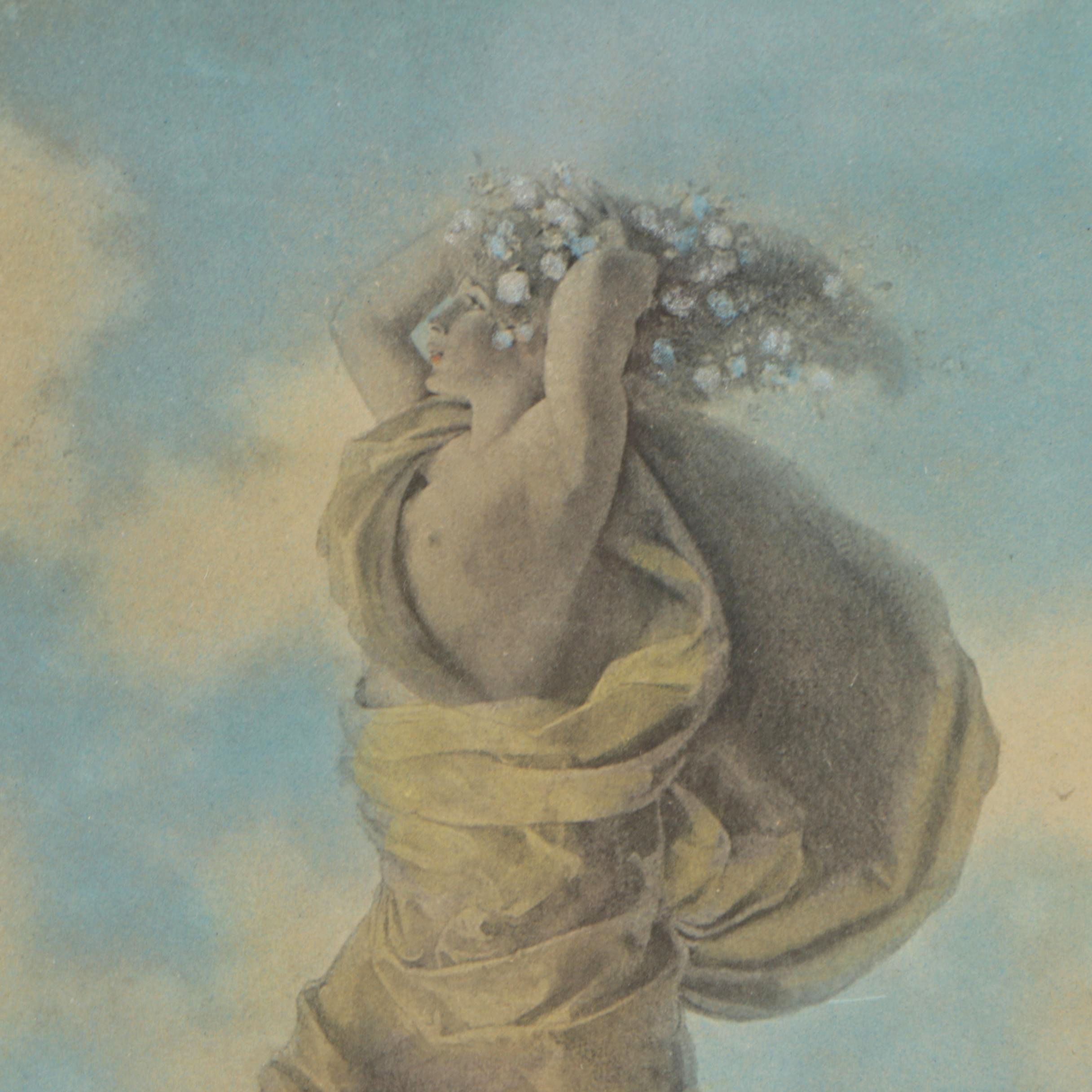 Photogravure With Poem "Spring"