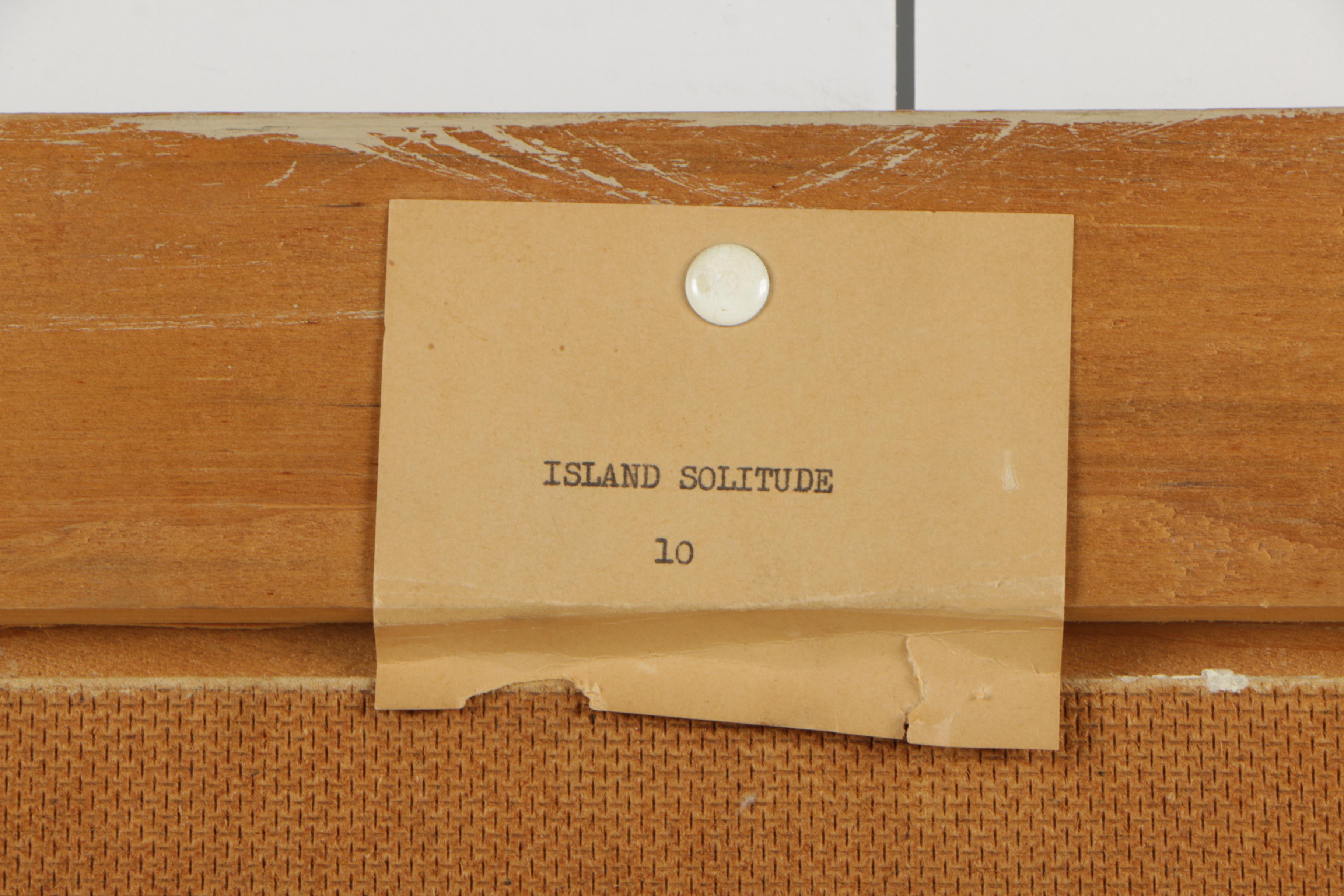 Richard G. Sigafoos Signed Oil Painting "Island Solitude"