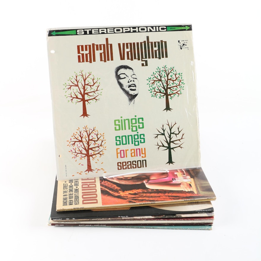 Jazz and Soul Records Including Sarah Vaughn, Wilson Pickett, Herb Alpert