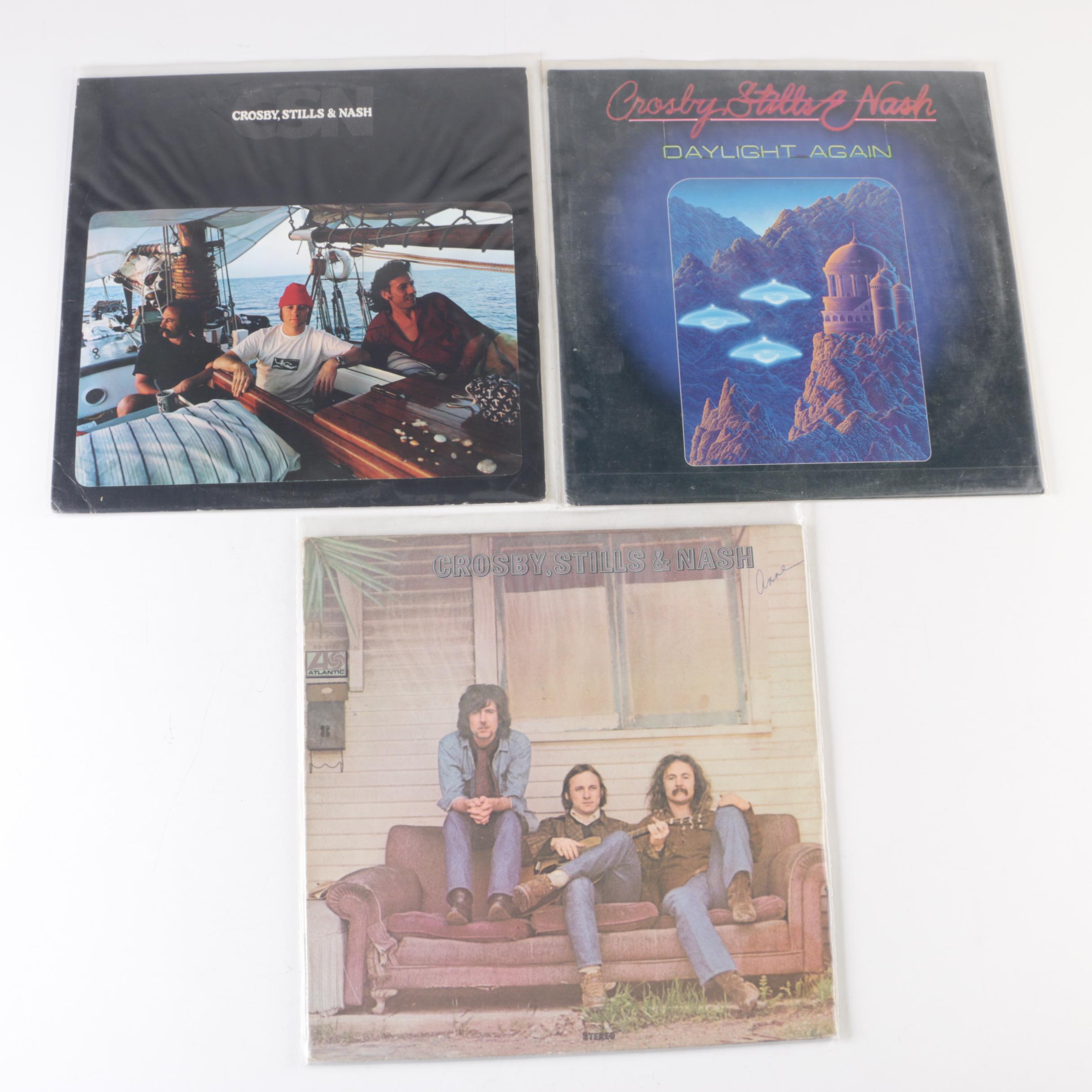 Crosby, Still, Nash and Young Records Including "Deja Vu", "So Far"