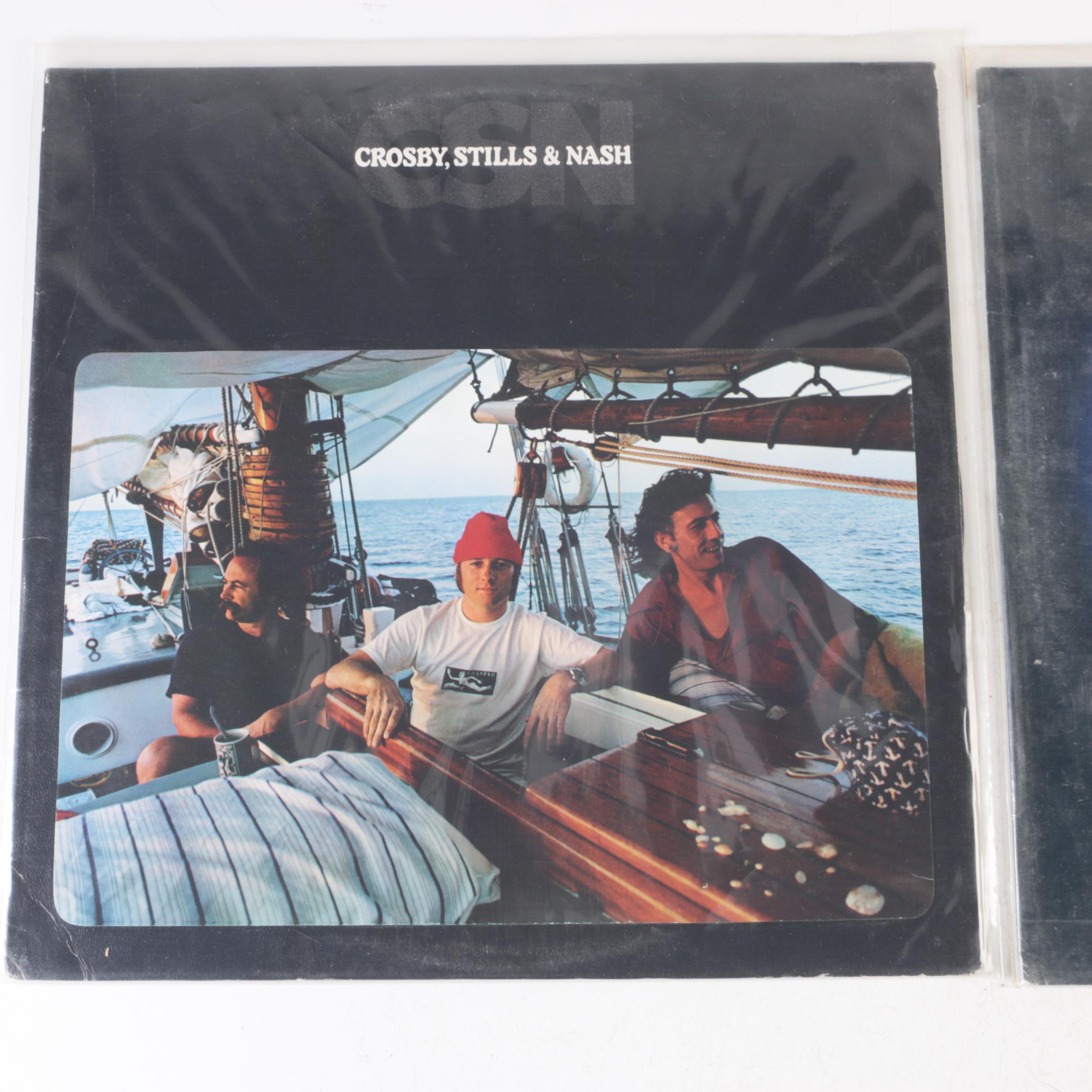 Crosby, Still, Nash and Young Records Including "Deja Vu", "So Far"