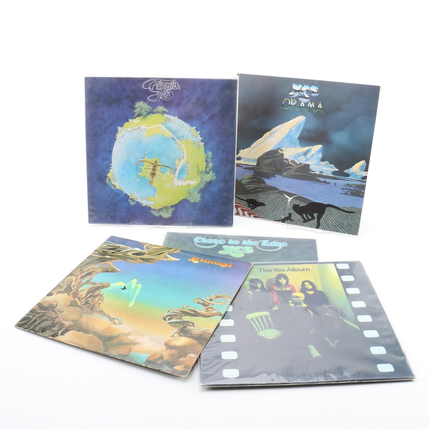 Yes Records Including "Close To The Edge", "Fragile"