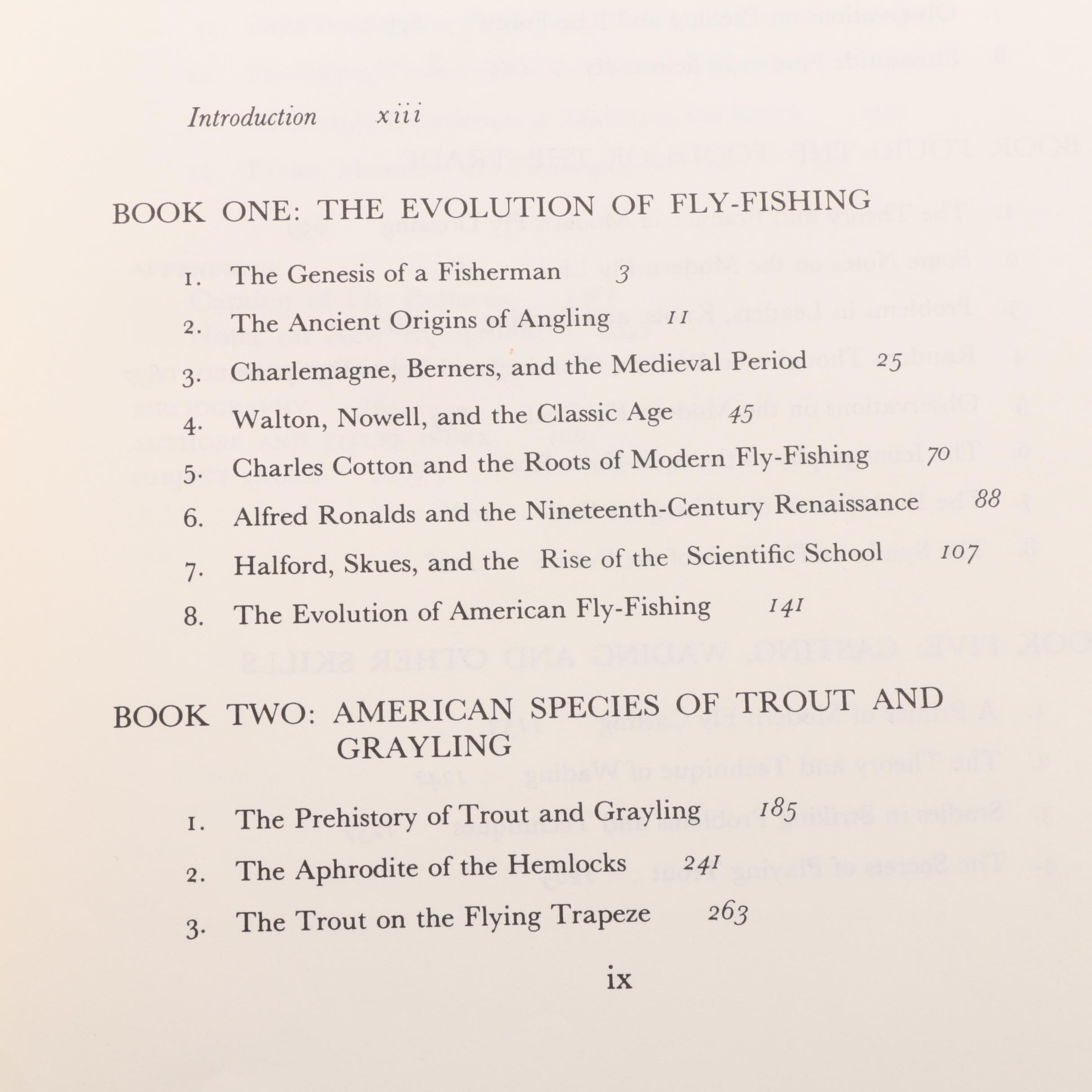 Two-Volume Signed Limited First Edition "Trout" by Ernest Schwiebert