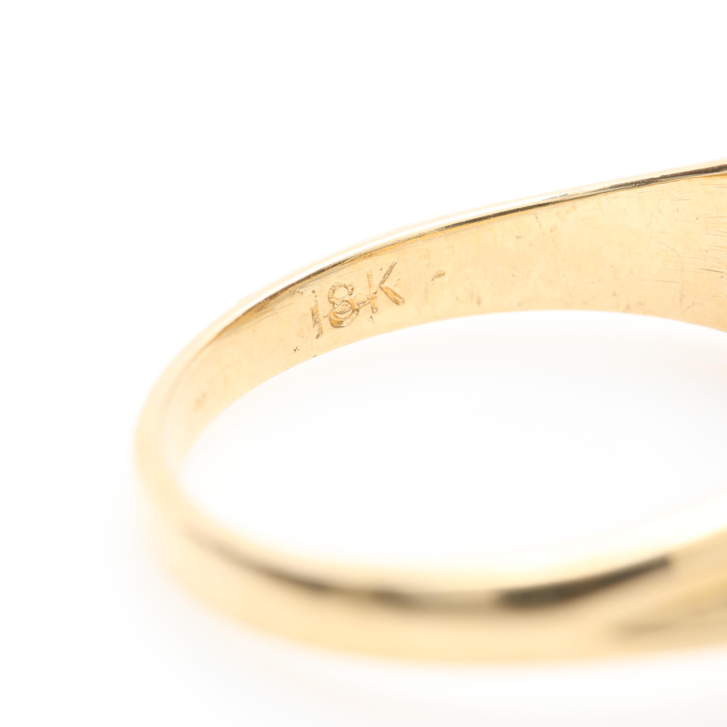 14K and 18K Yellow Gold 0.67 CTW Diamond Ring