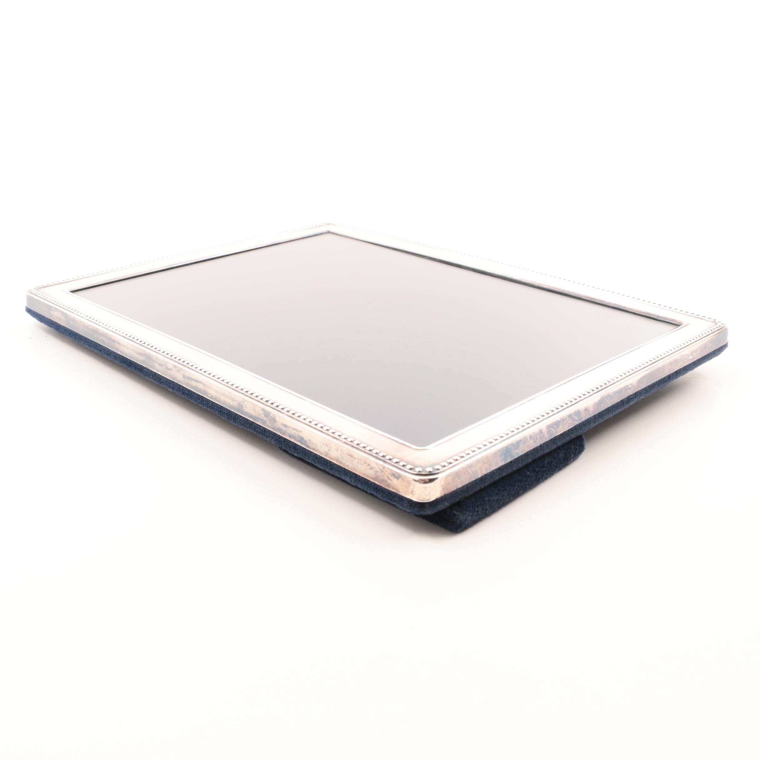 Carr's of Sheffield British Sterling Silver Picture Frame and Desk Clock