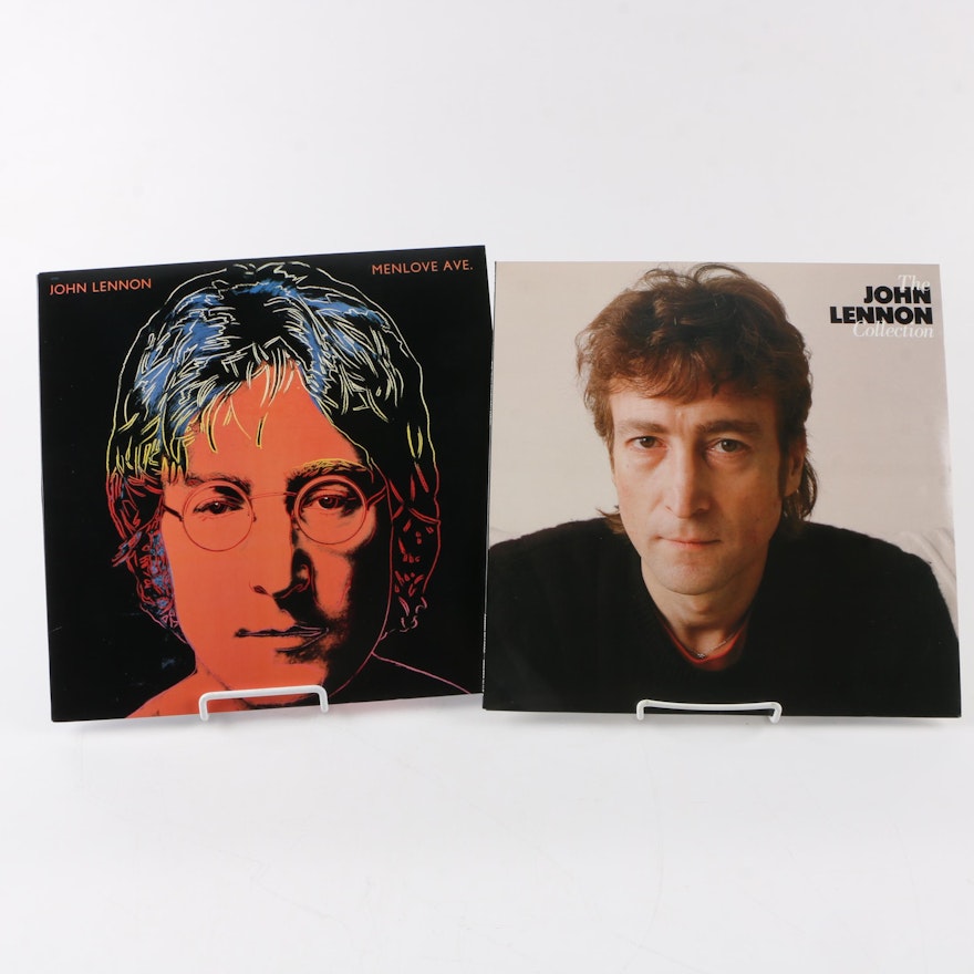 "The John Lennon Collection" and "Menlove Ave." Records