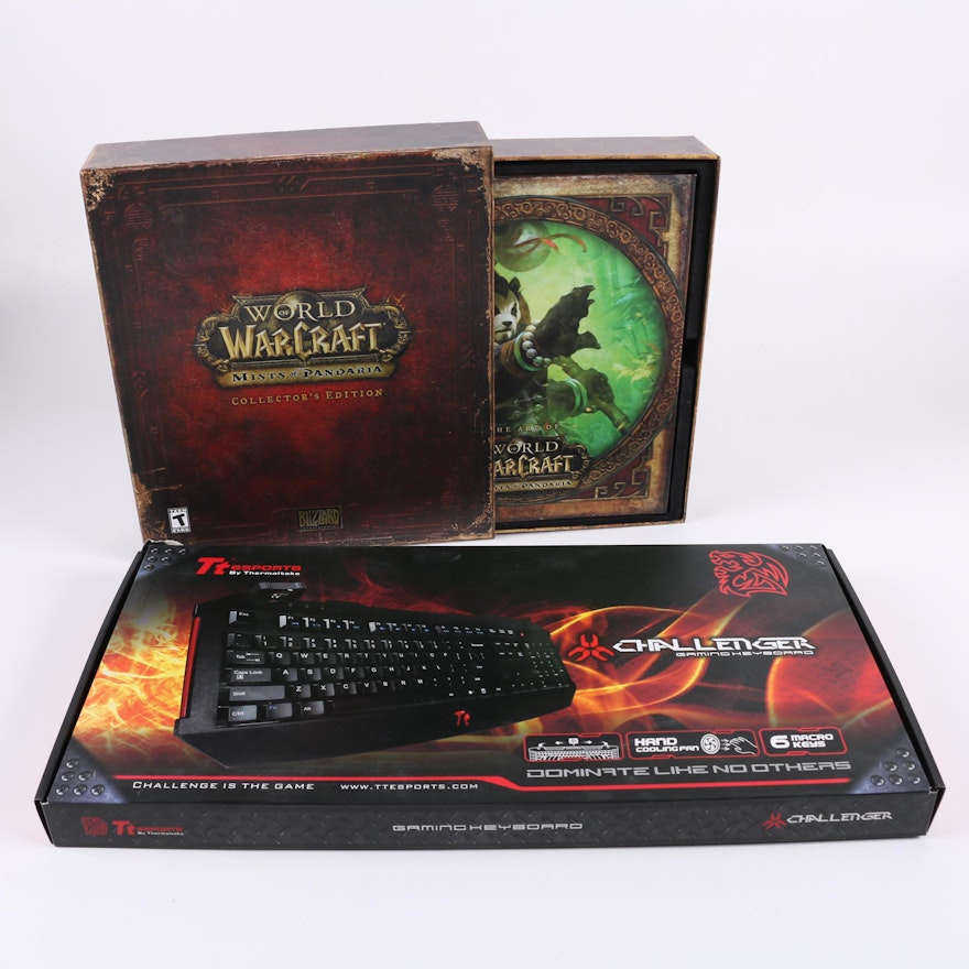 Challenger Gaming Keyboard and "World of WarCraft" Game